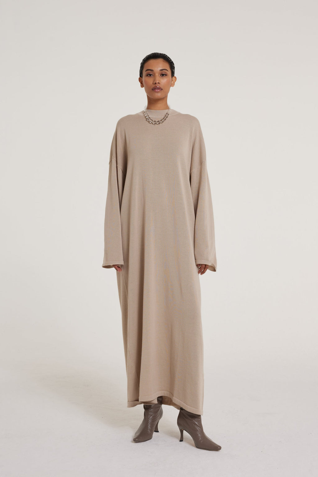 Knitted Dress | Sand