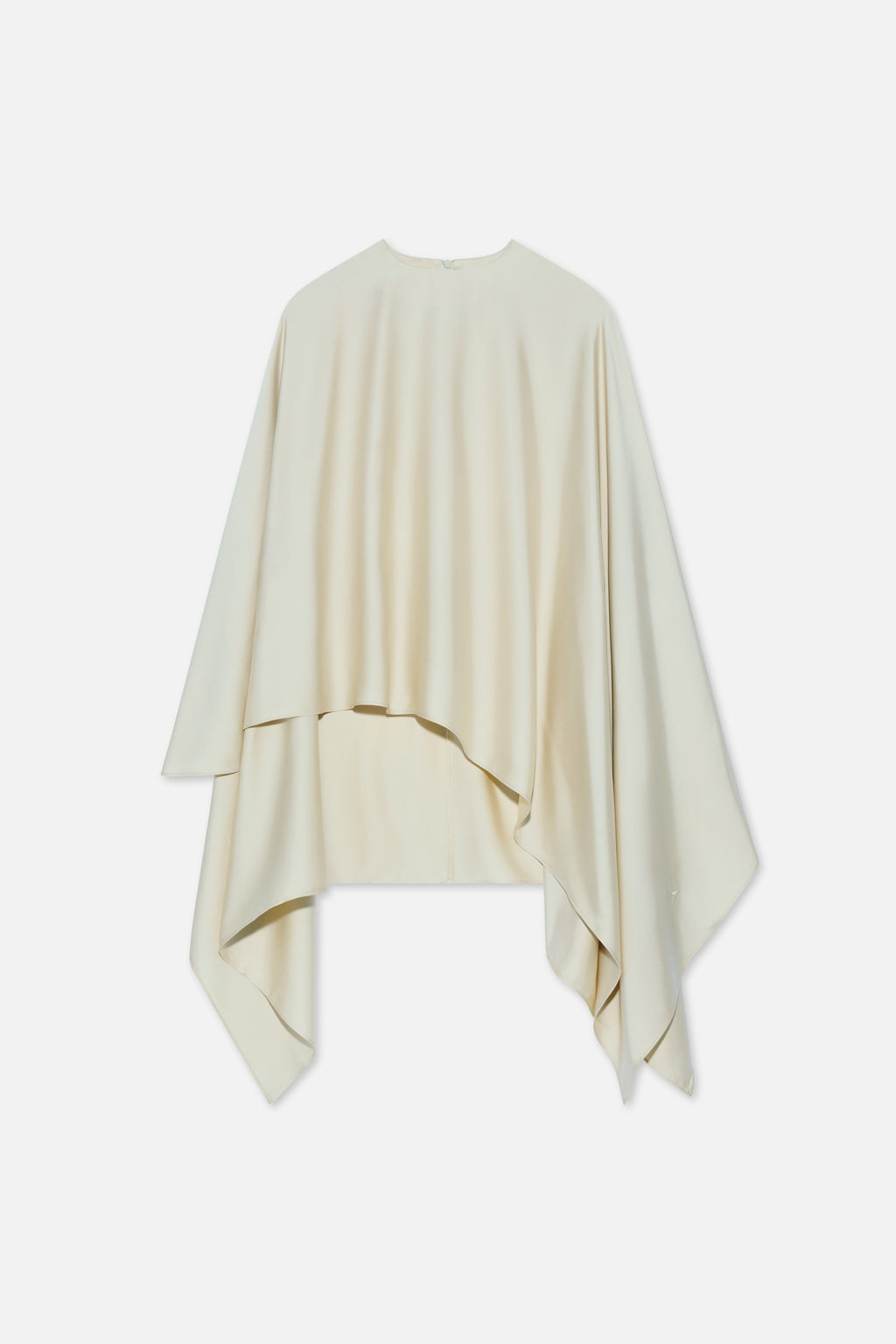 Asymmetric Cape Blouse | Sand