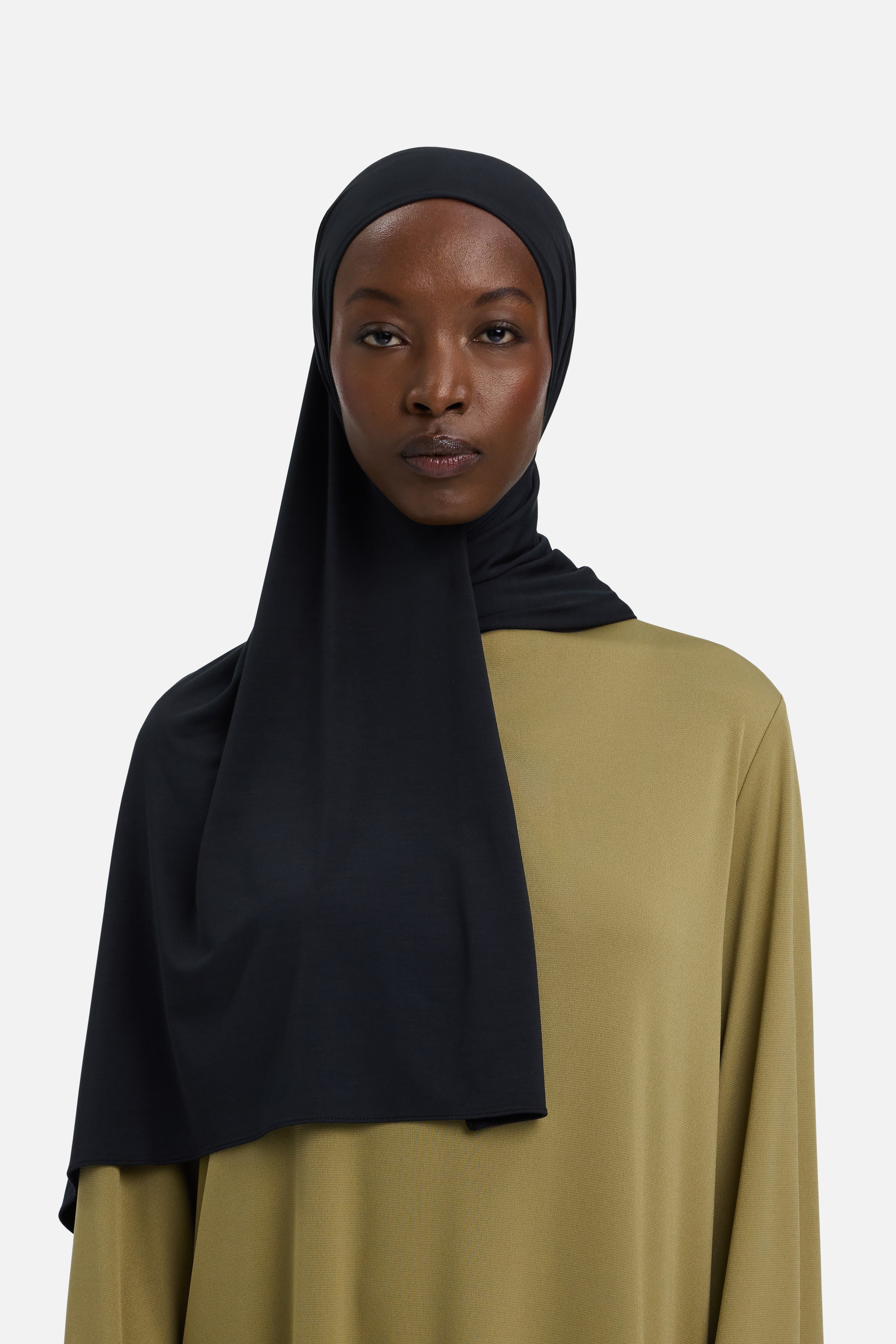 Bamboo Jersey Scarf | Black