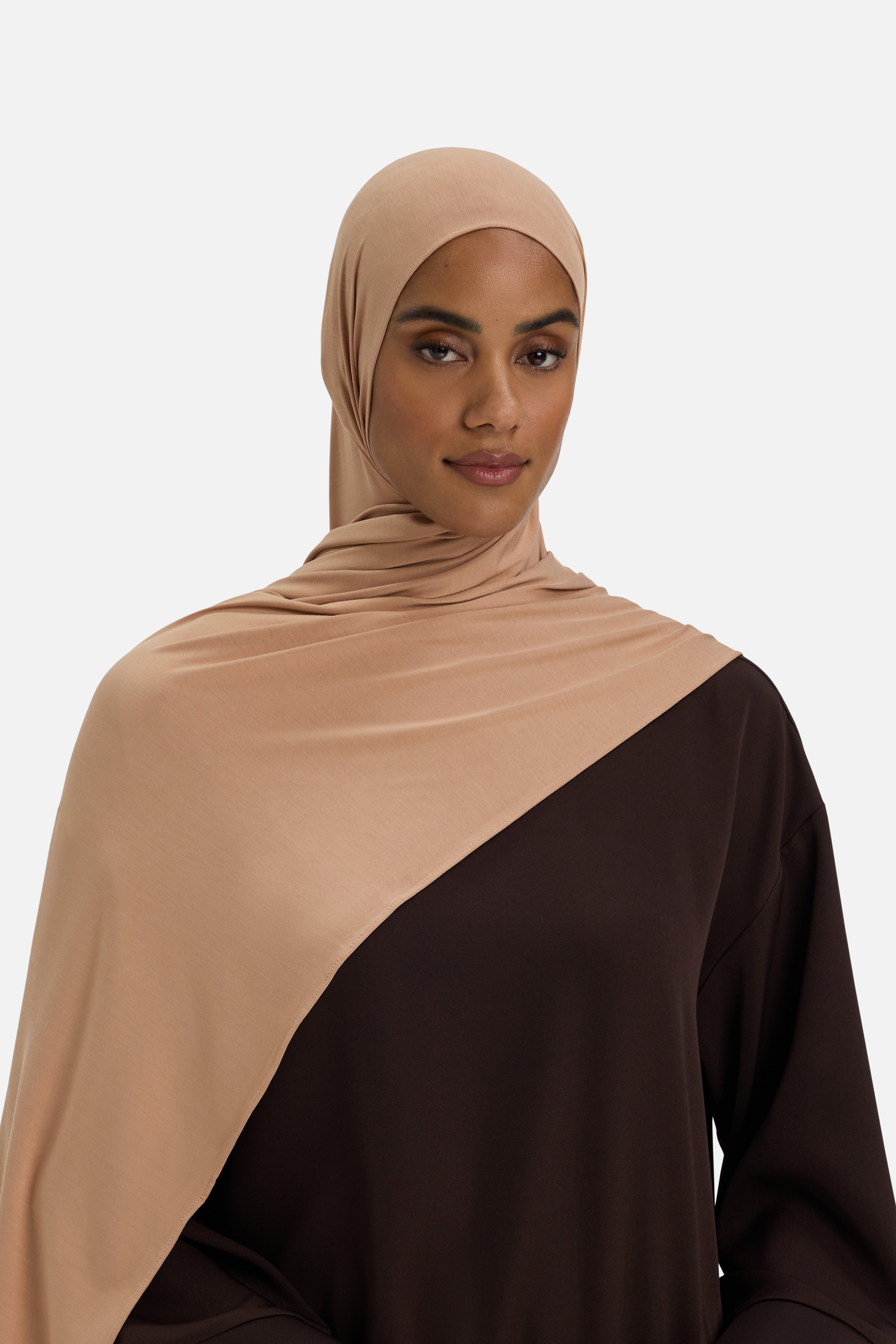 Bamboo Jersey Scarf | Burnt Caramel