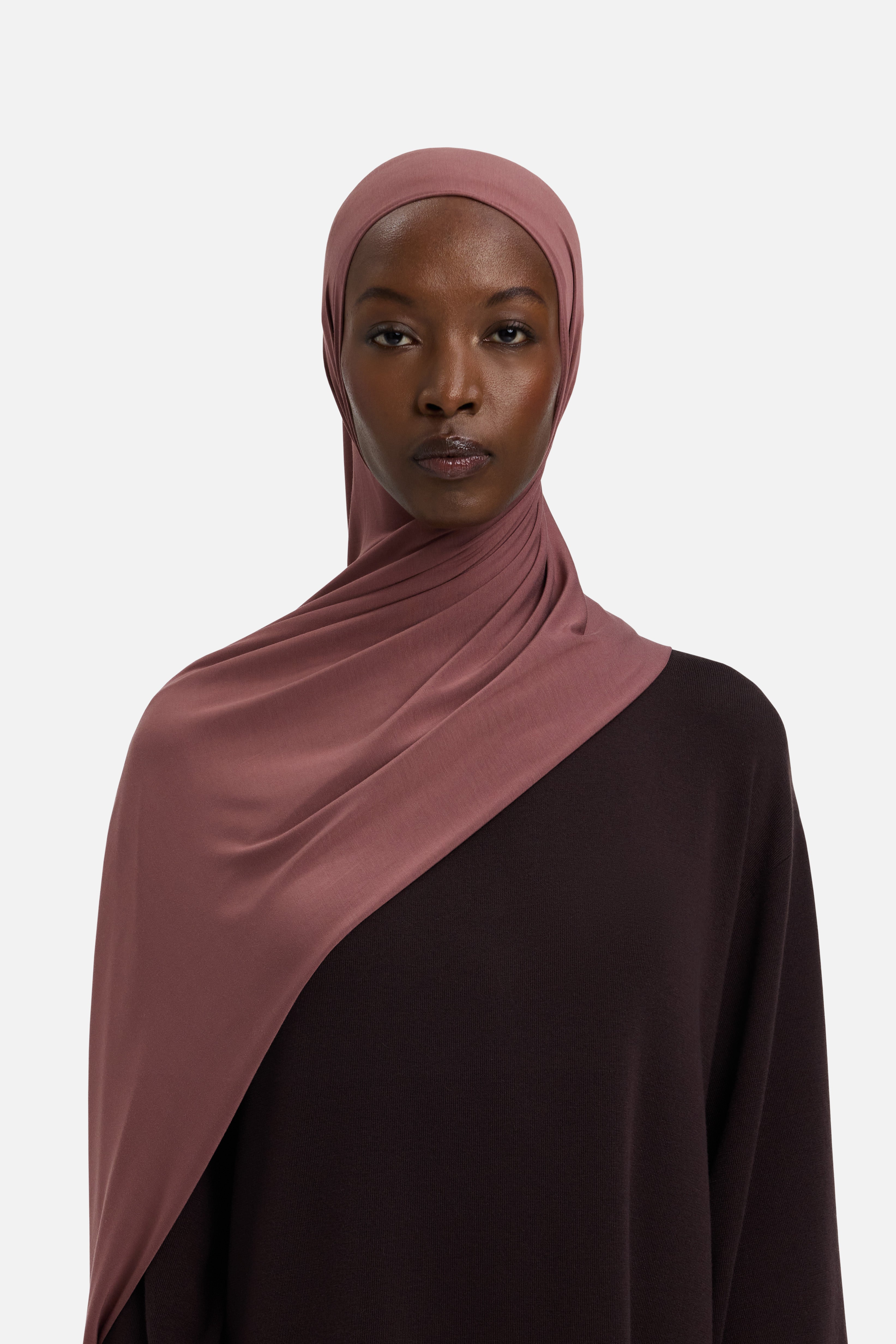 Bamboo Jersey Scarf | Burnt Red