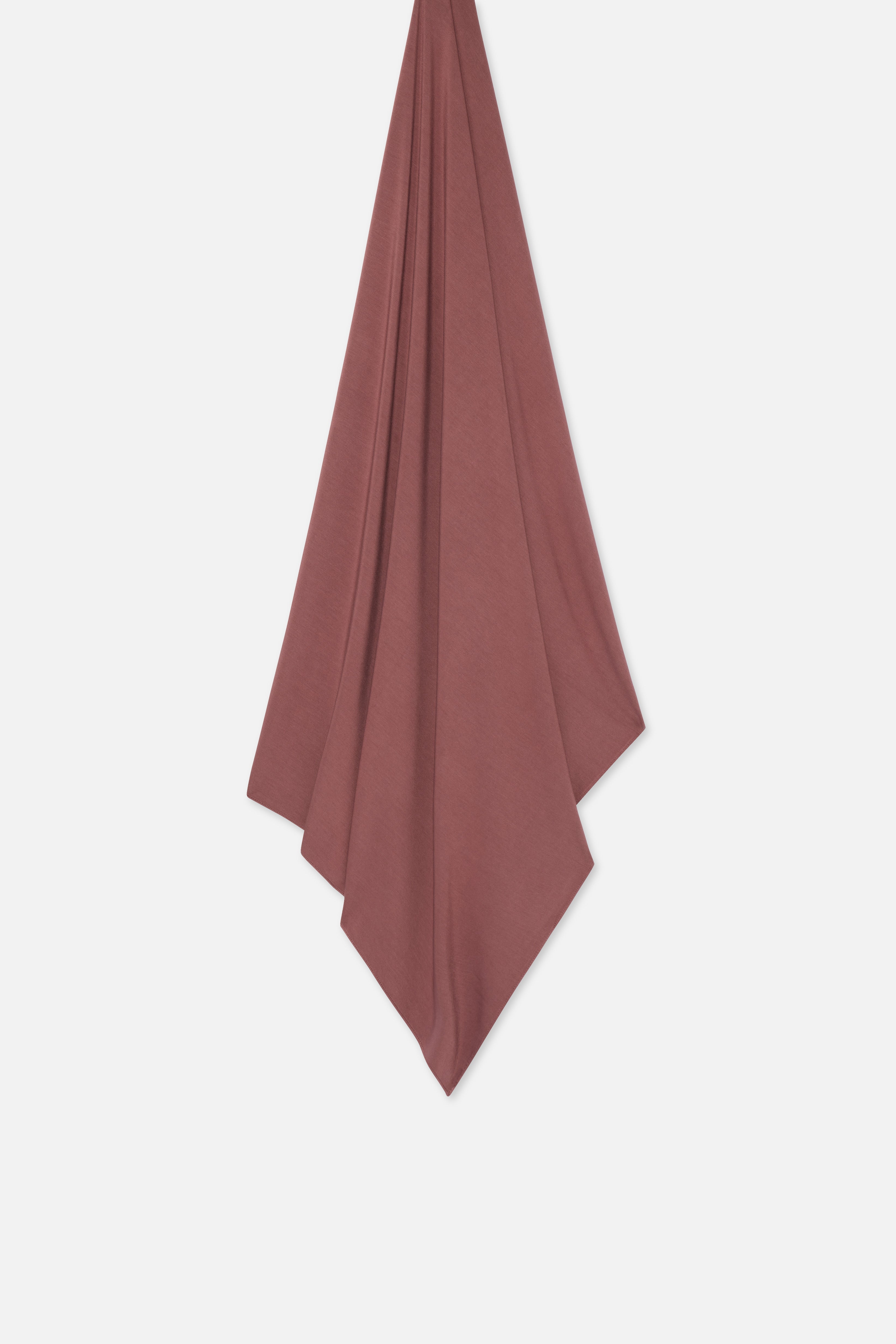 Bamboo Jersey Scarf | Burnt Red