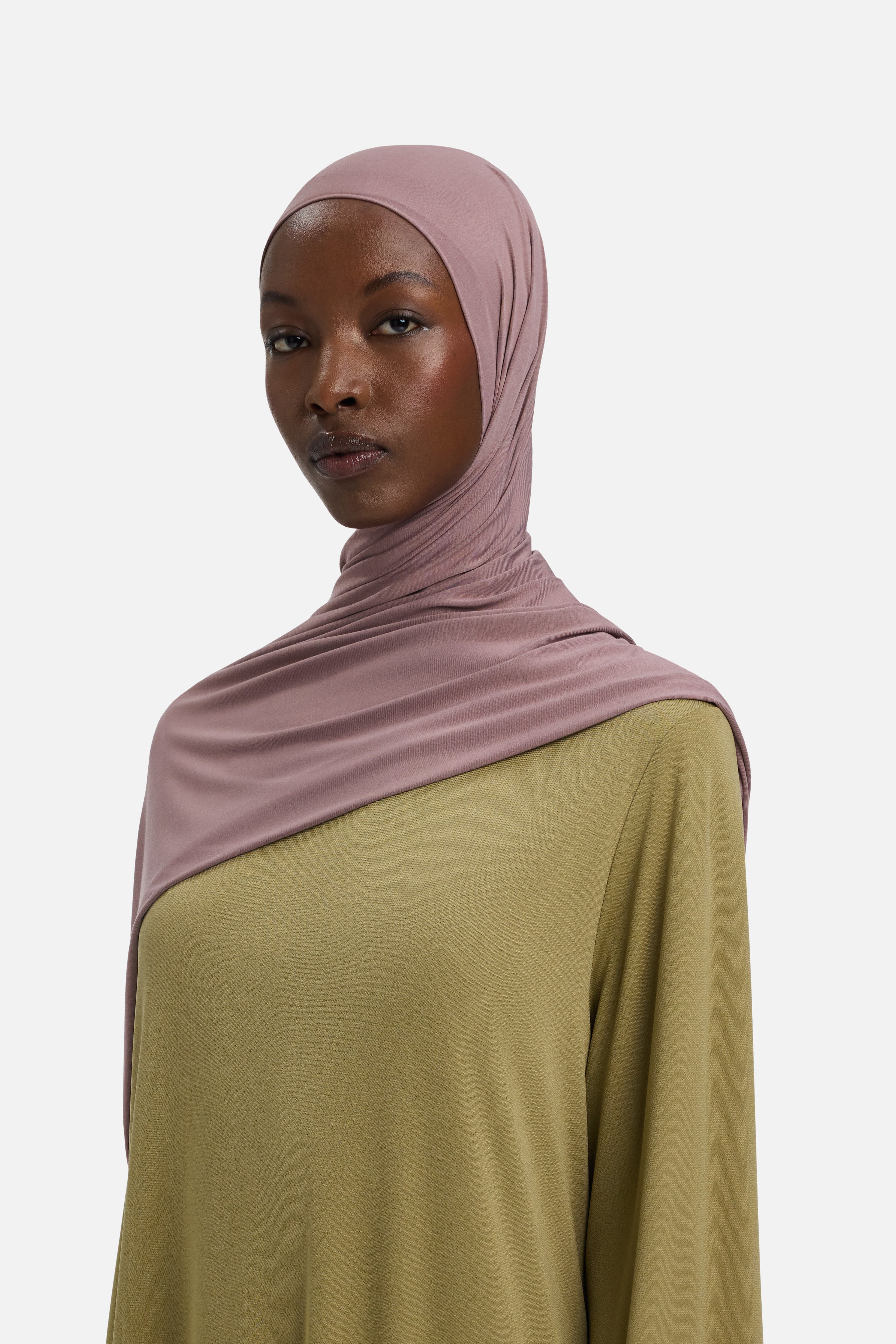 Bamboo Jersey Scarf | Dark Lavender