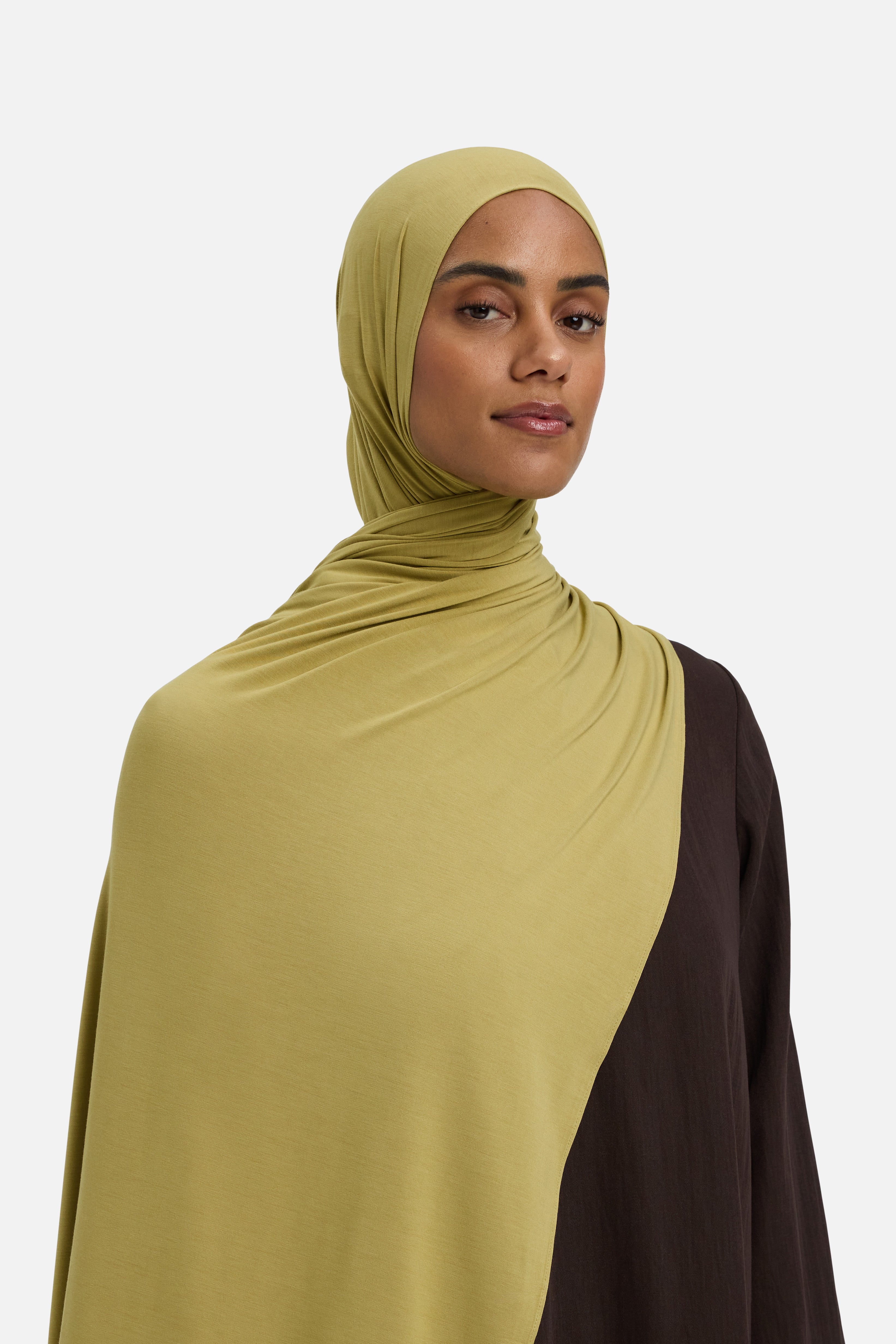 Bamboo Jersey Scarf | Dark Pistachio