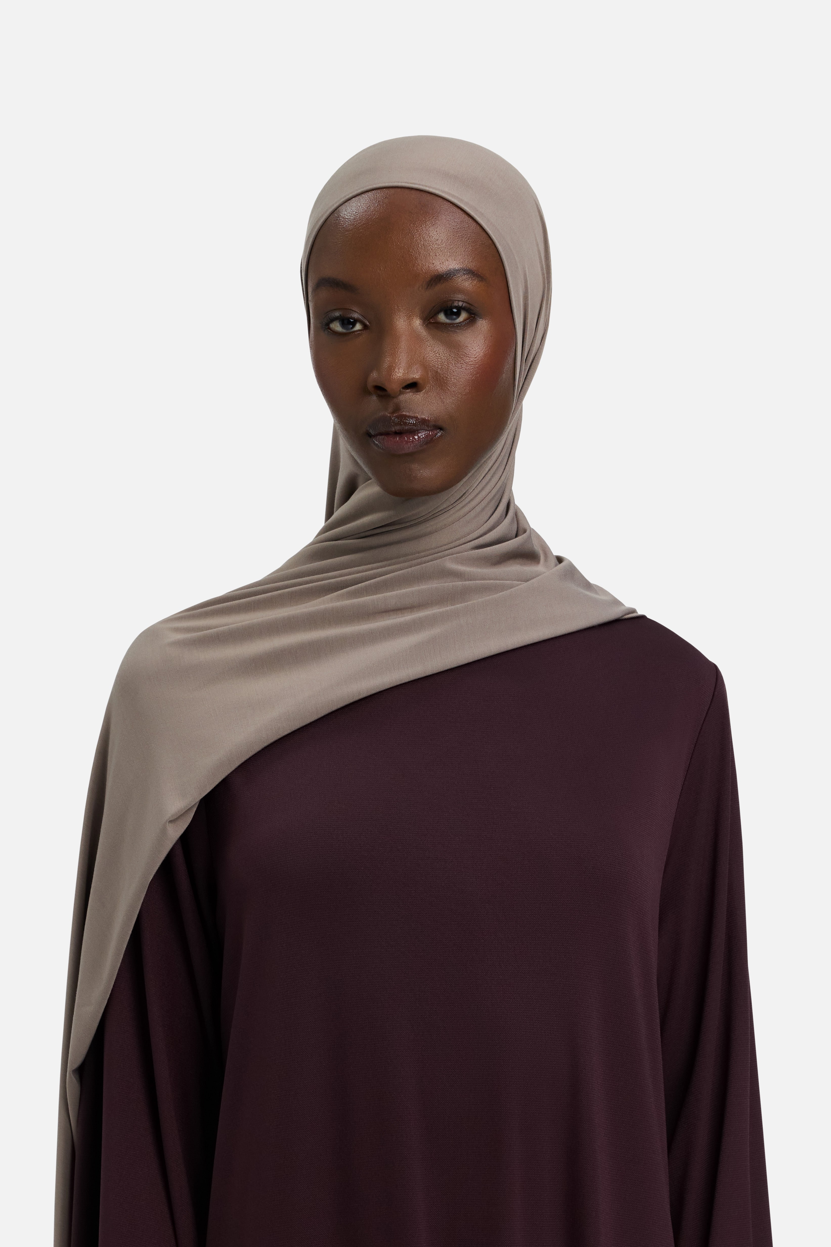 Bamboo Jersey Scarf | Milky Cacao