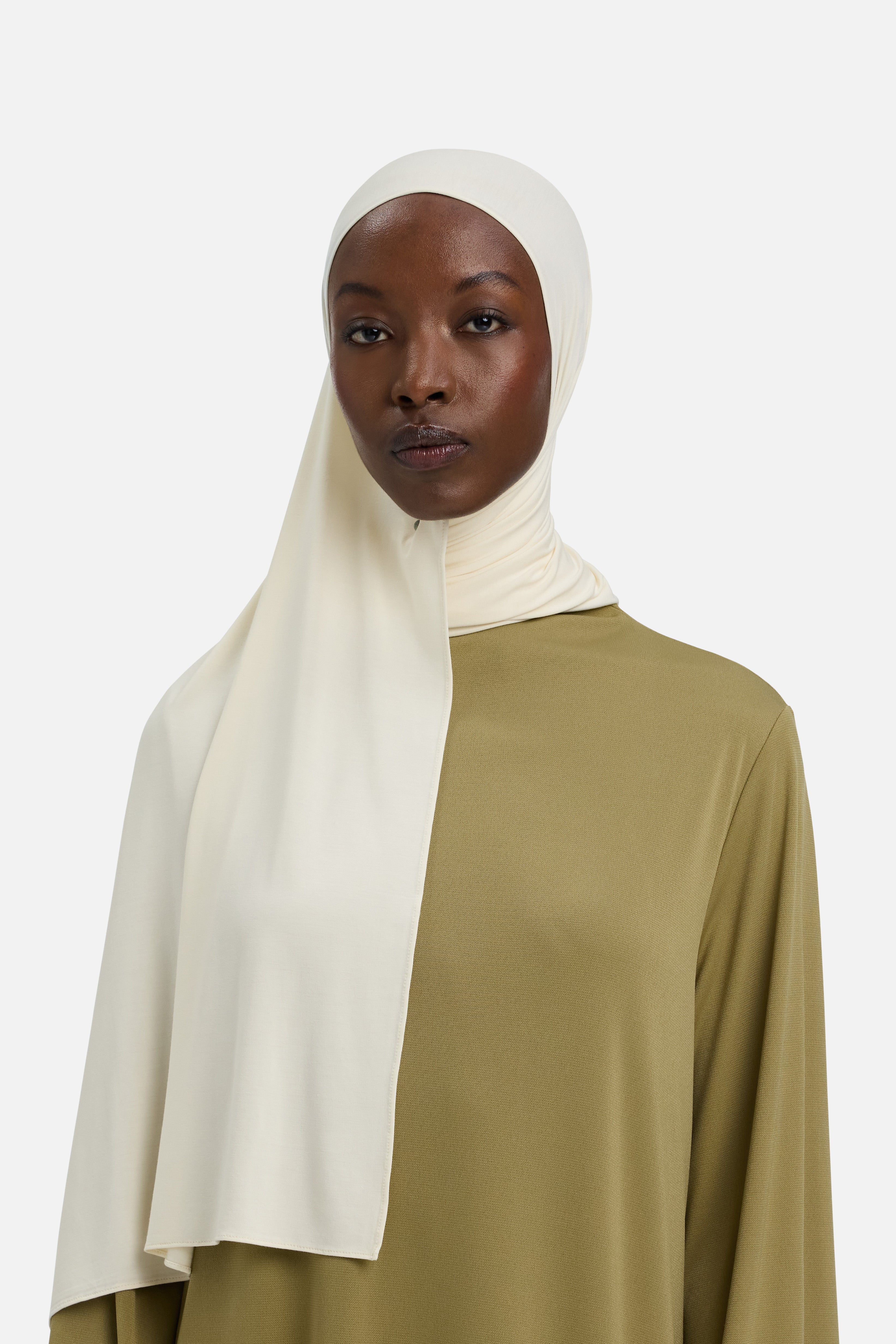 Bamboo Jersey Scarf | Off White