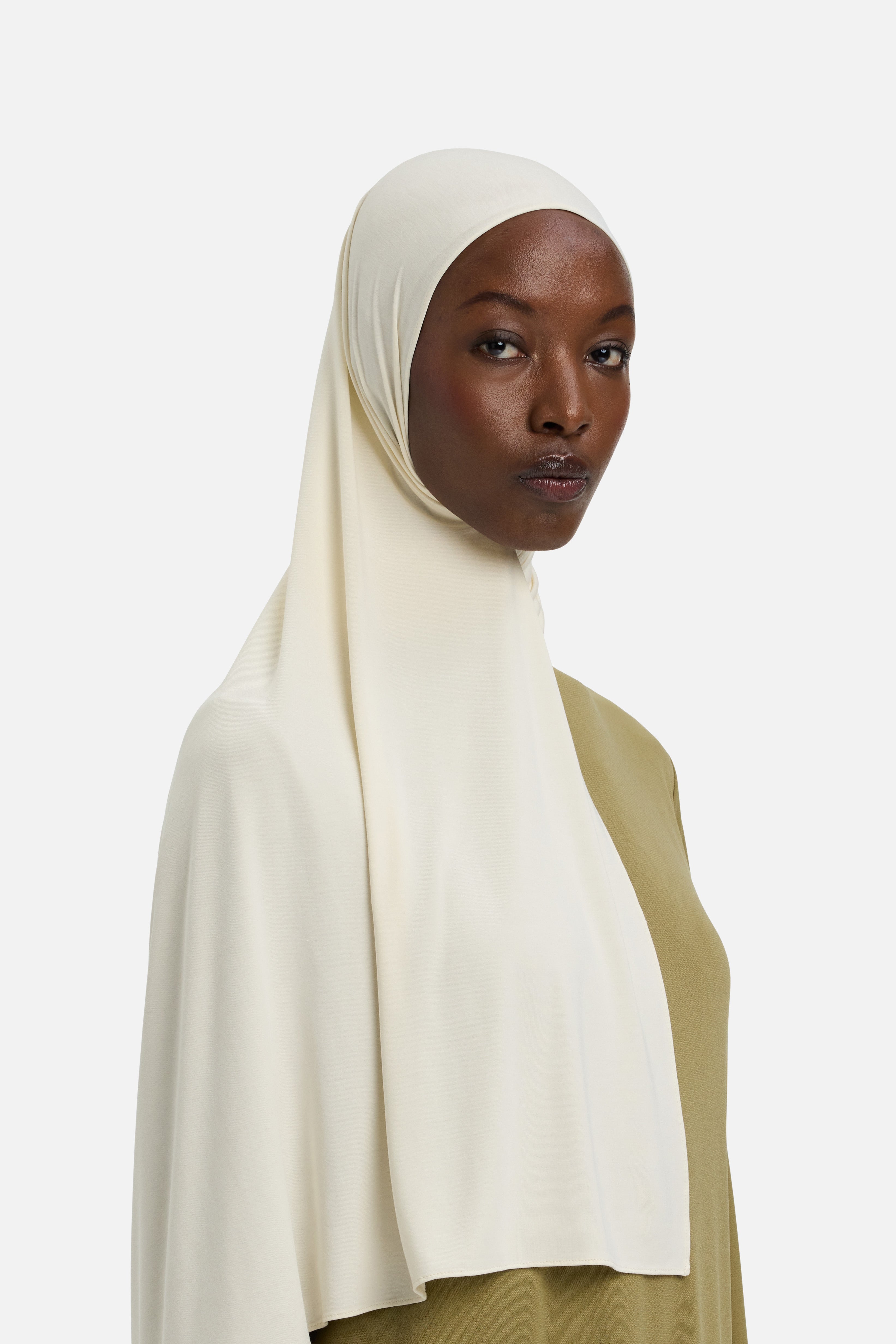 Bamboo Jersey Scarf | Off White