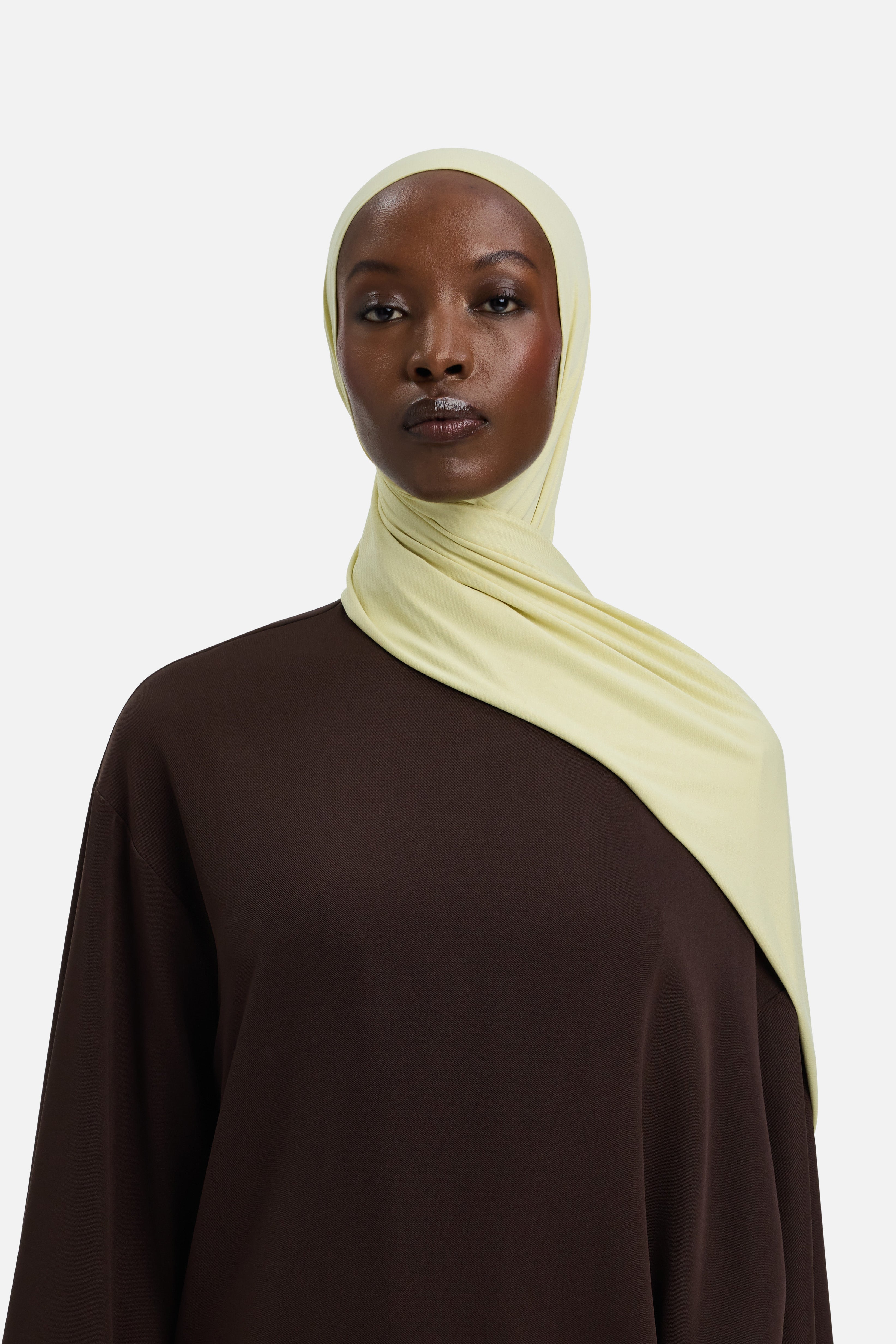 Bamboo Jersey Scarf | Pale Oyster