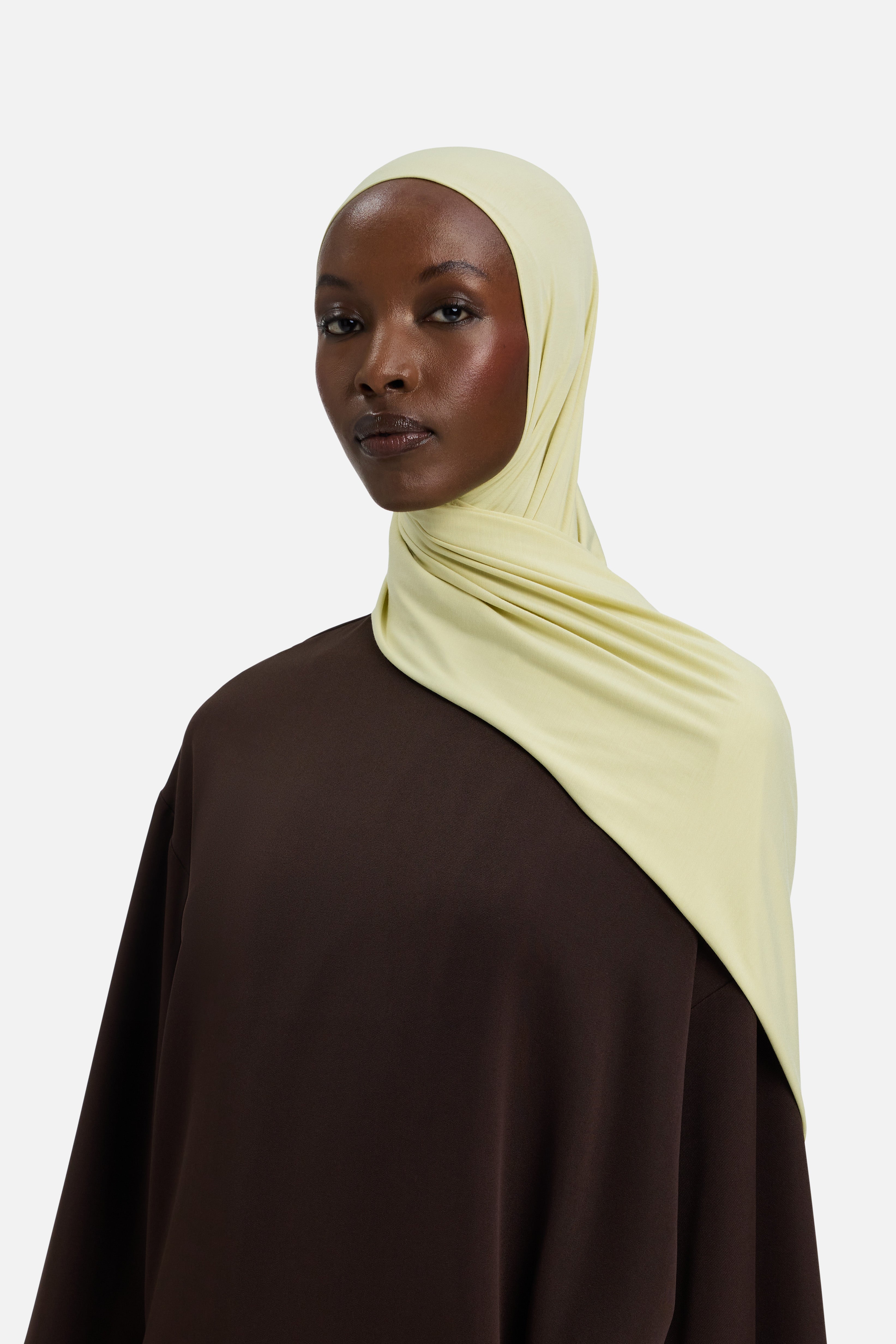 Bamboo Jersey Scarf | Pale Oyster