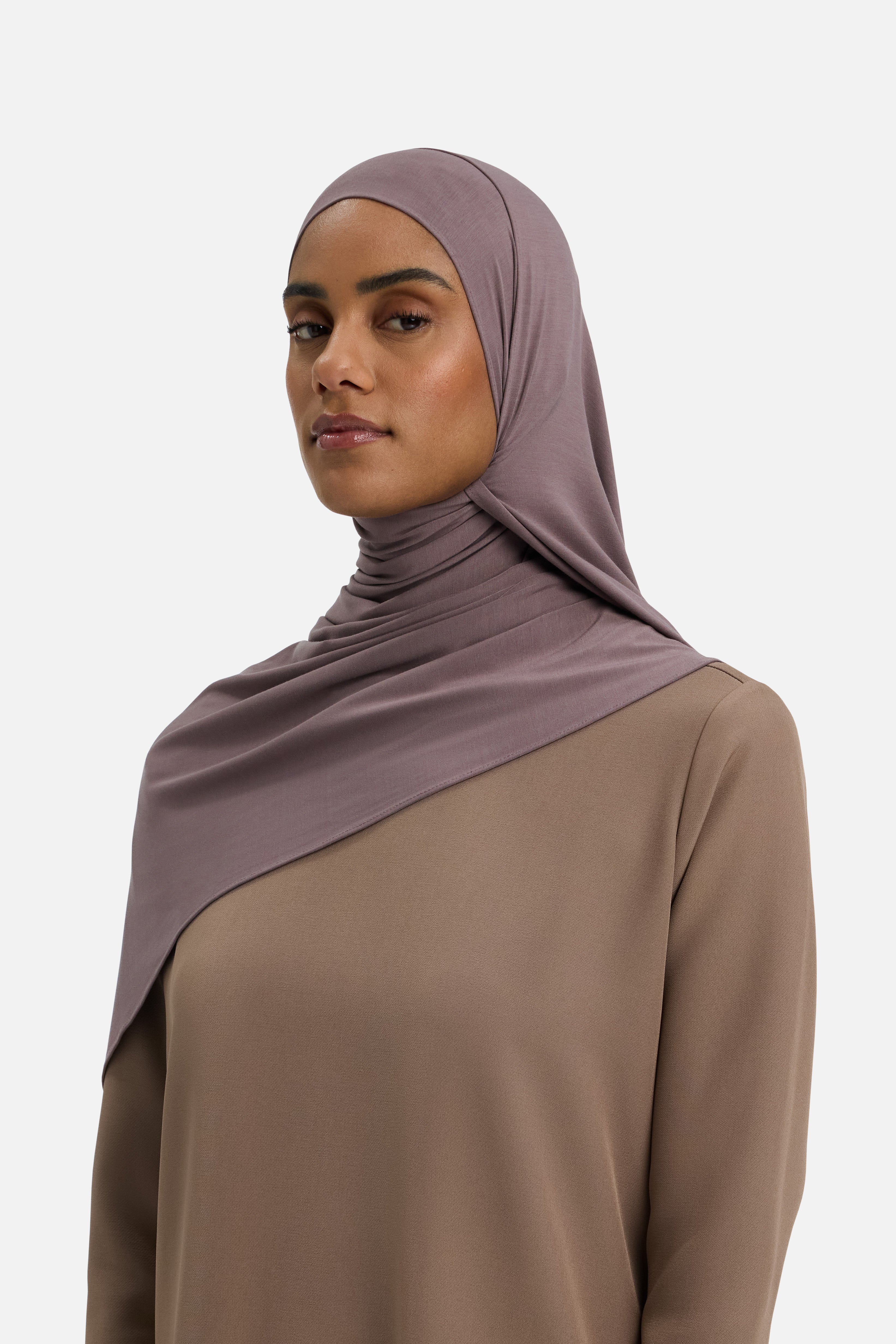 Bamboo Jersey Scarf | Red Grape