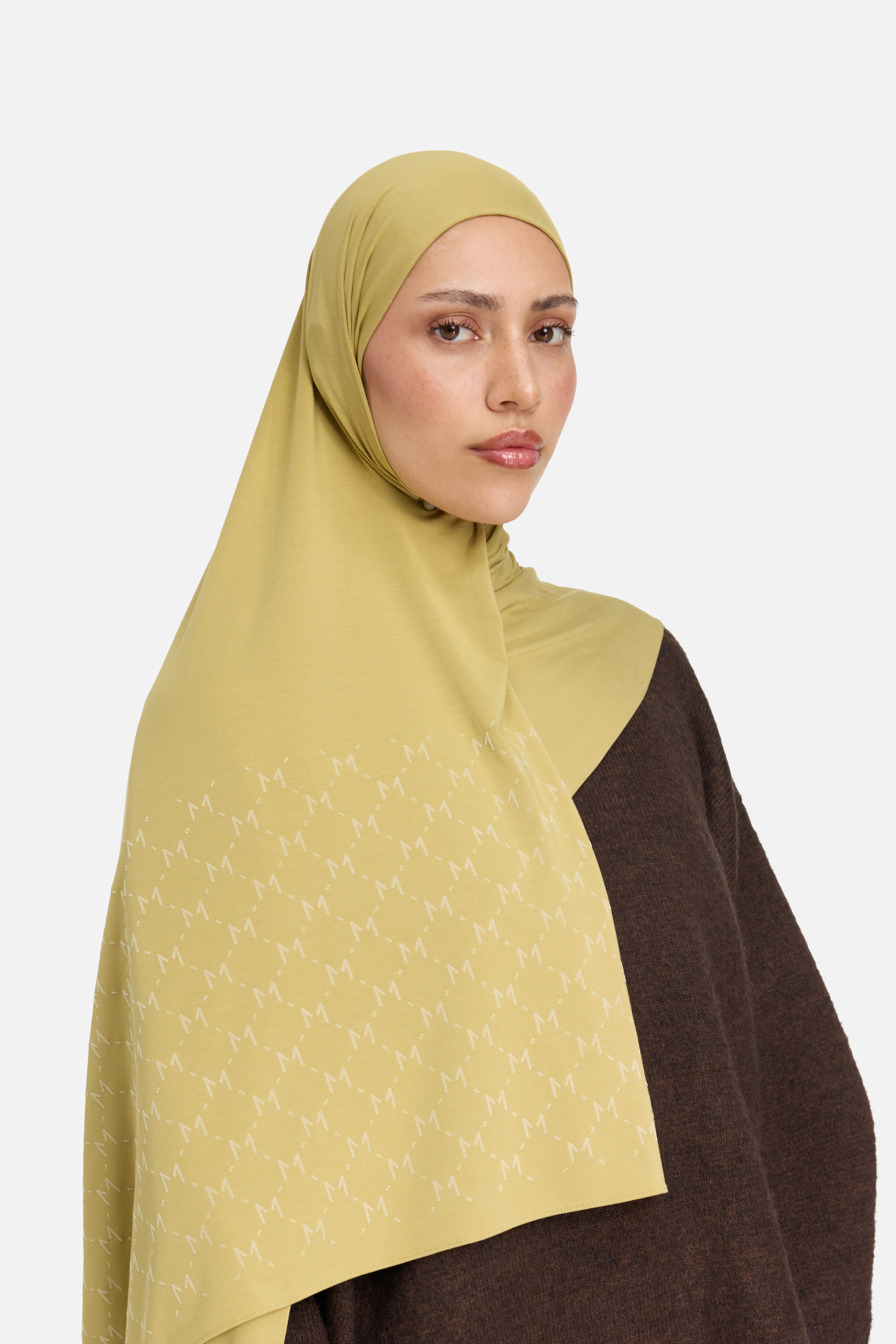 The Monogram Flock Bamboo | Dark Pistachio