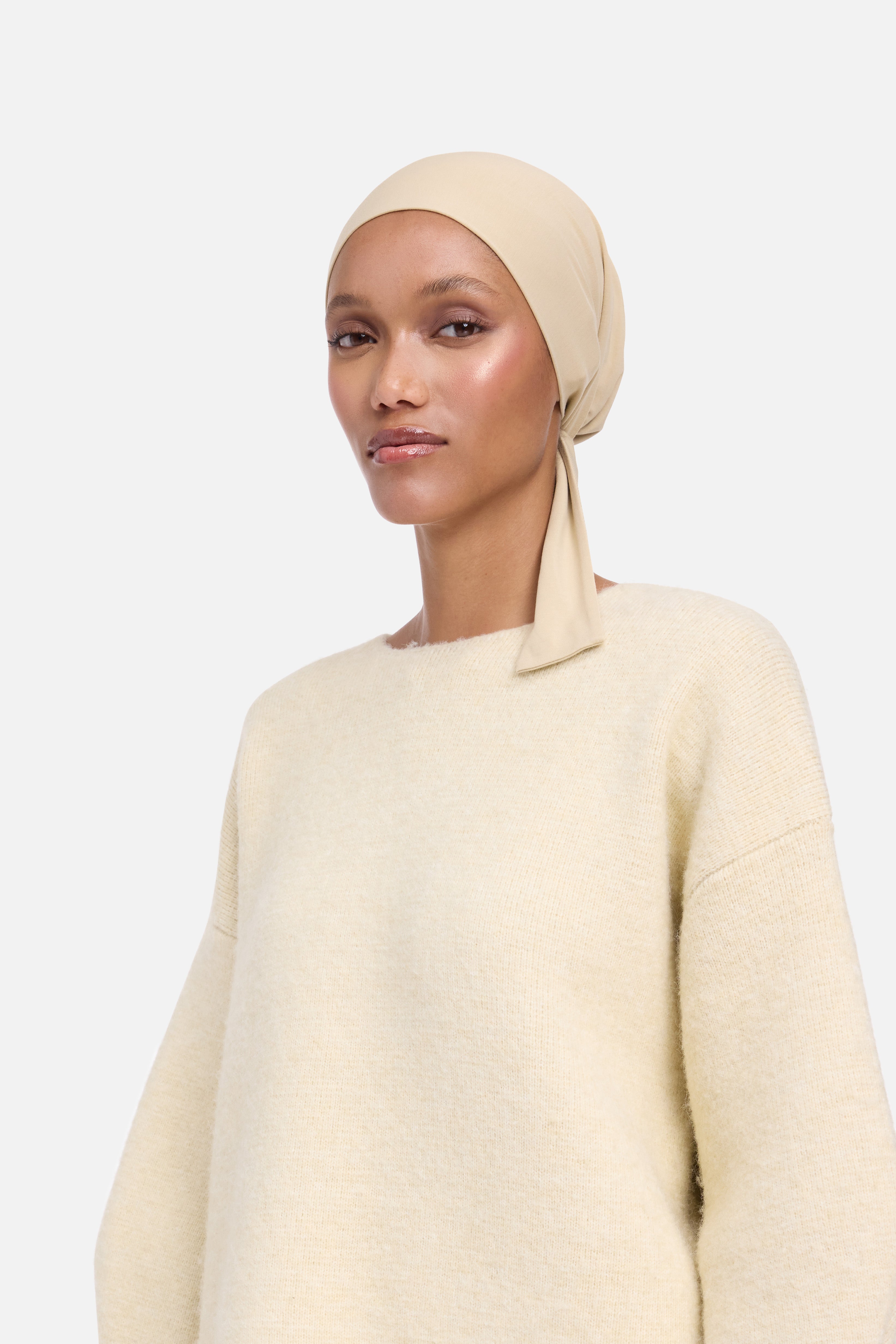 Bamboo Tied Underscarf | Desert Clay