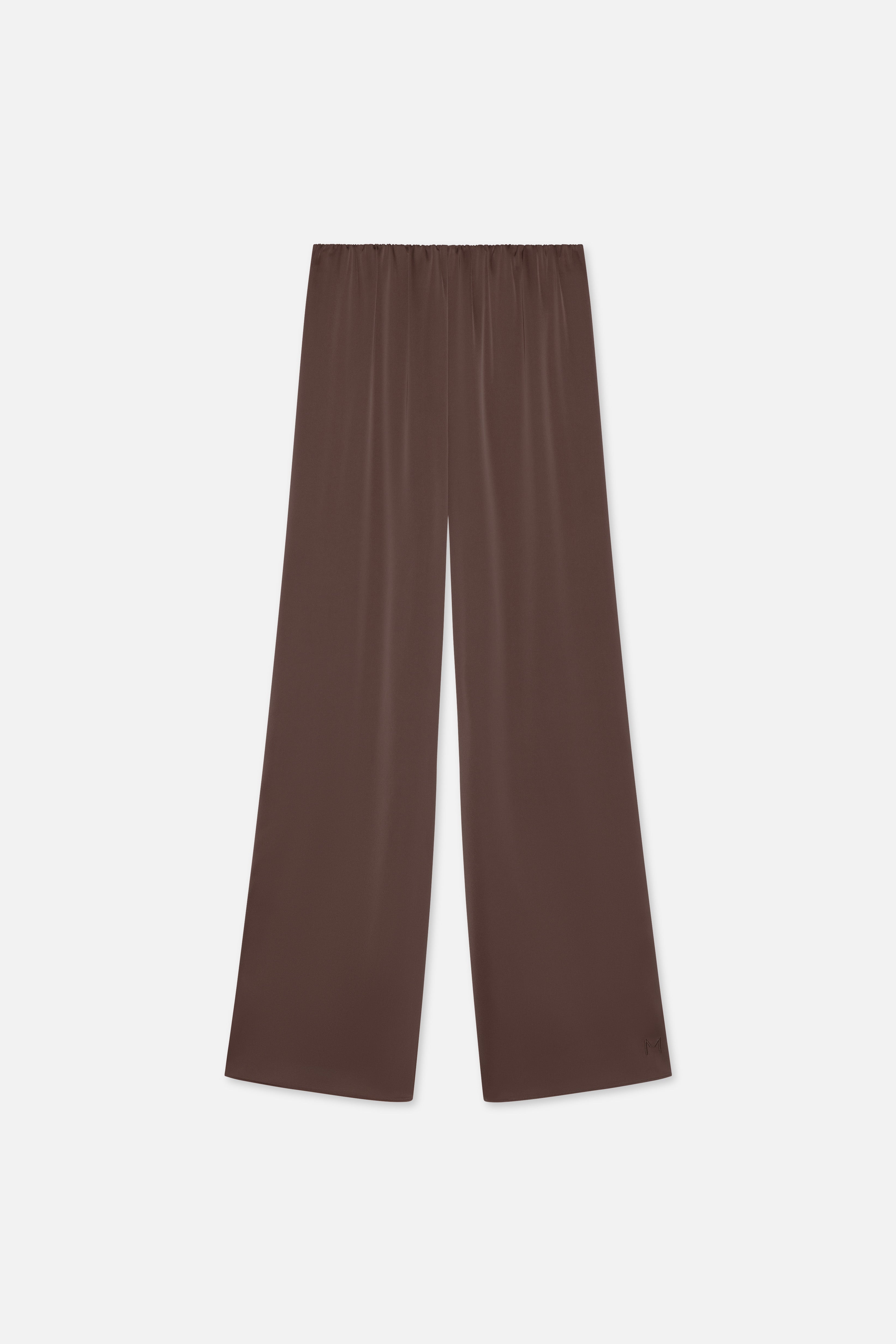 Flowy Palazzo Pants | Ash Brown