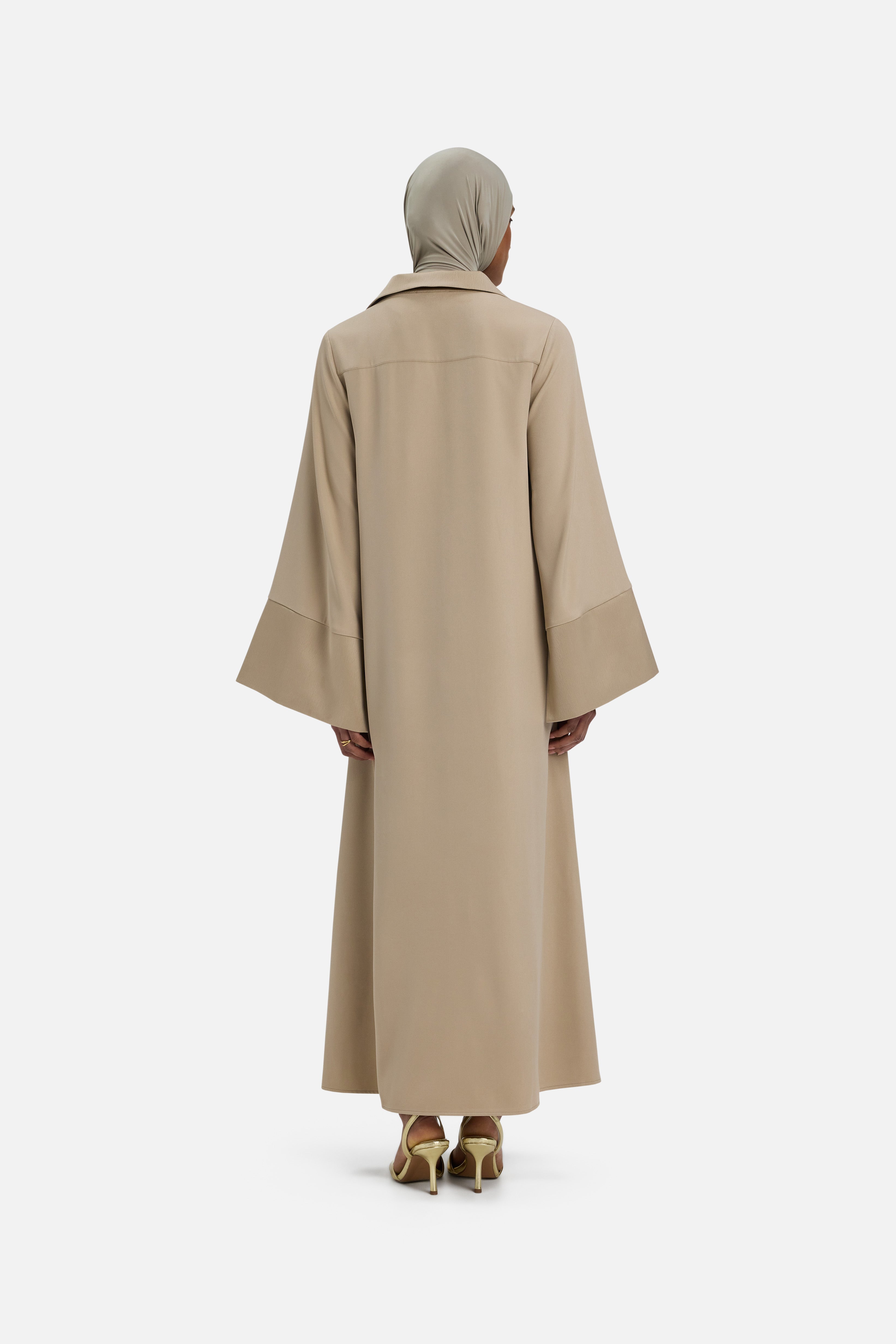 Kaftan Dress Short | Mocha