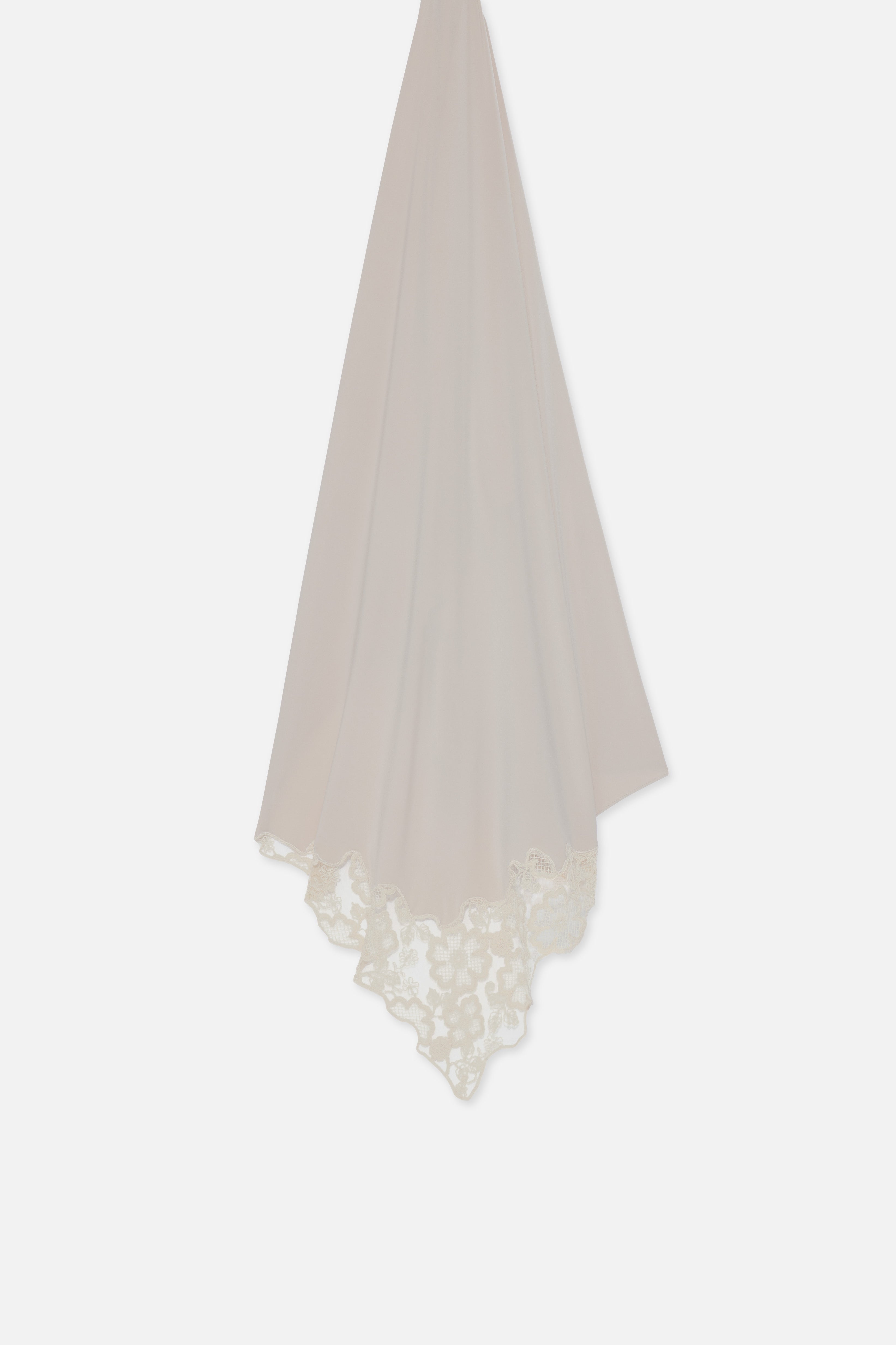 Lace Trim Scarf | Elephant