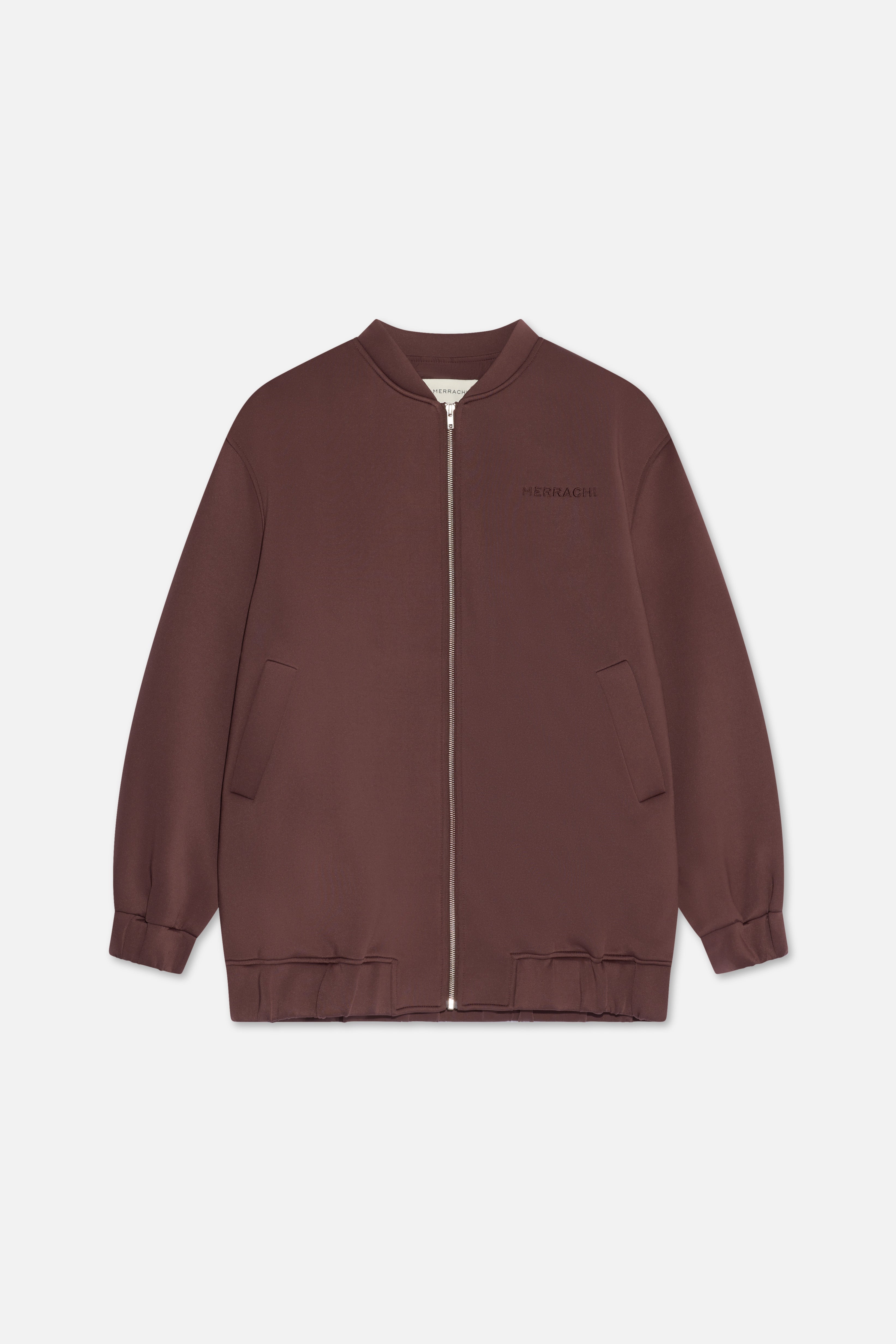 Neoprene Bomber | Dark Cherry