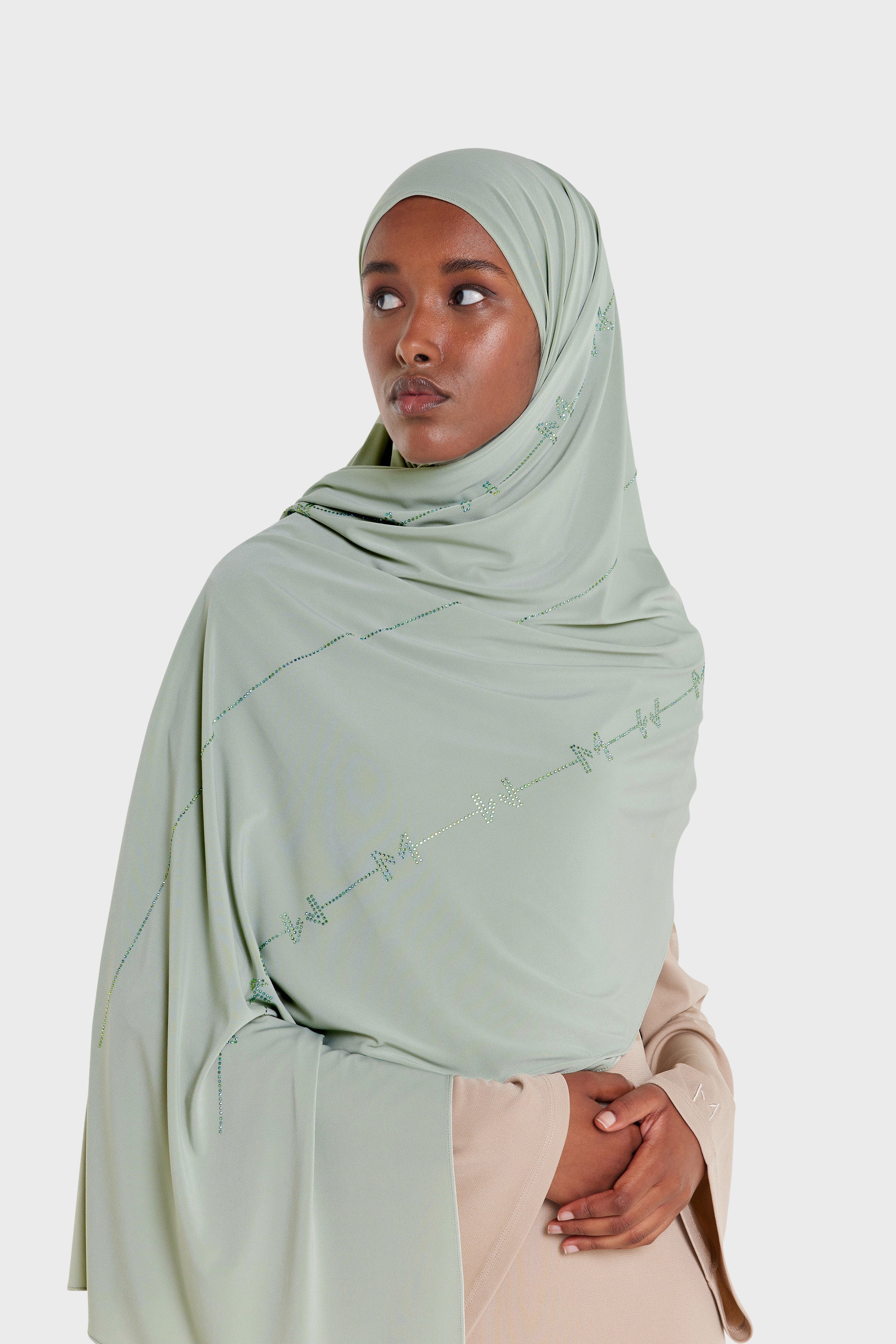 The Stripes - Premium Jersey | Misty Green