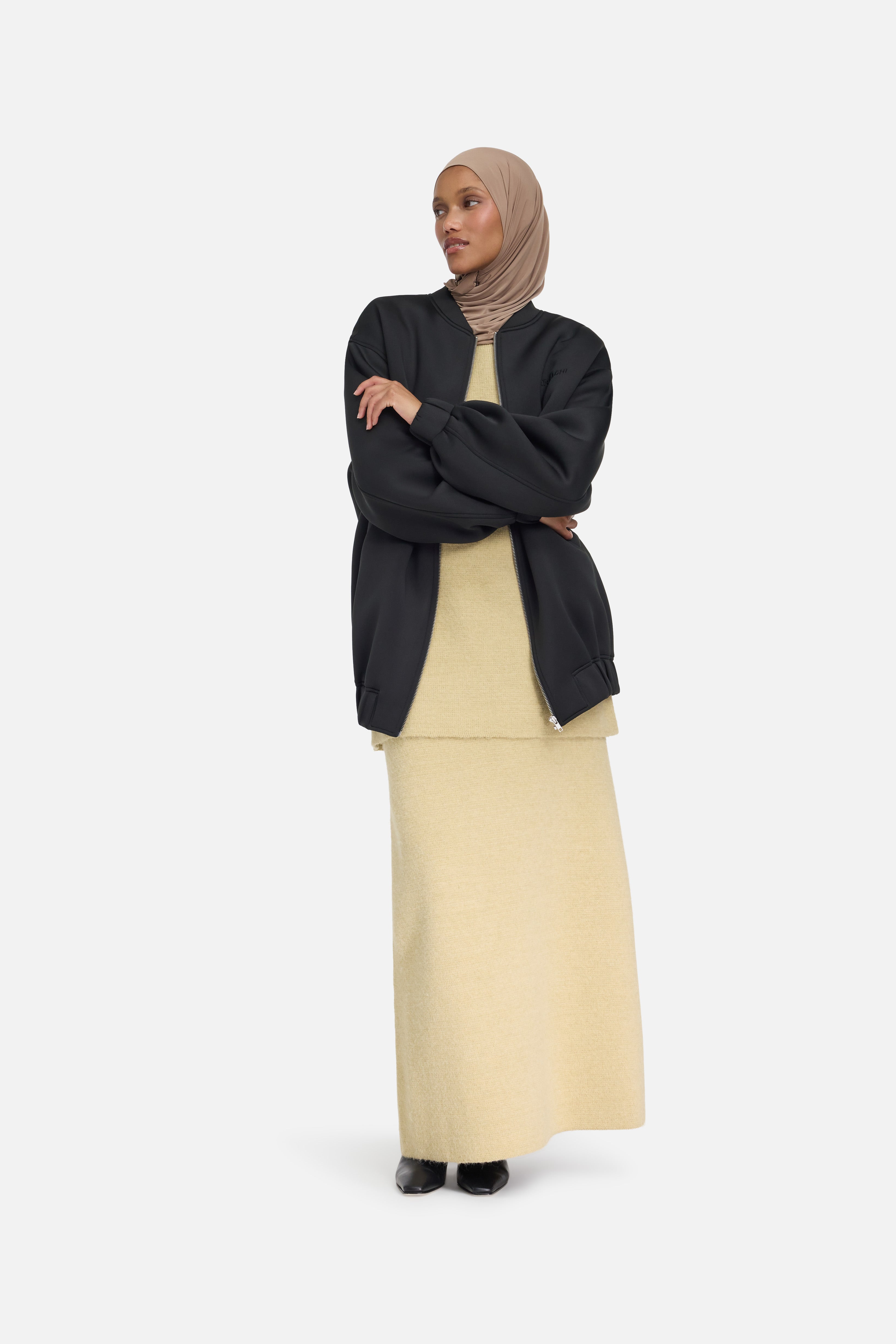 Neoprene Bomber | Black