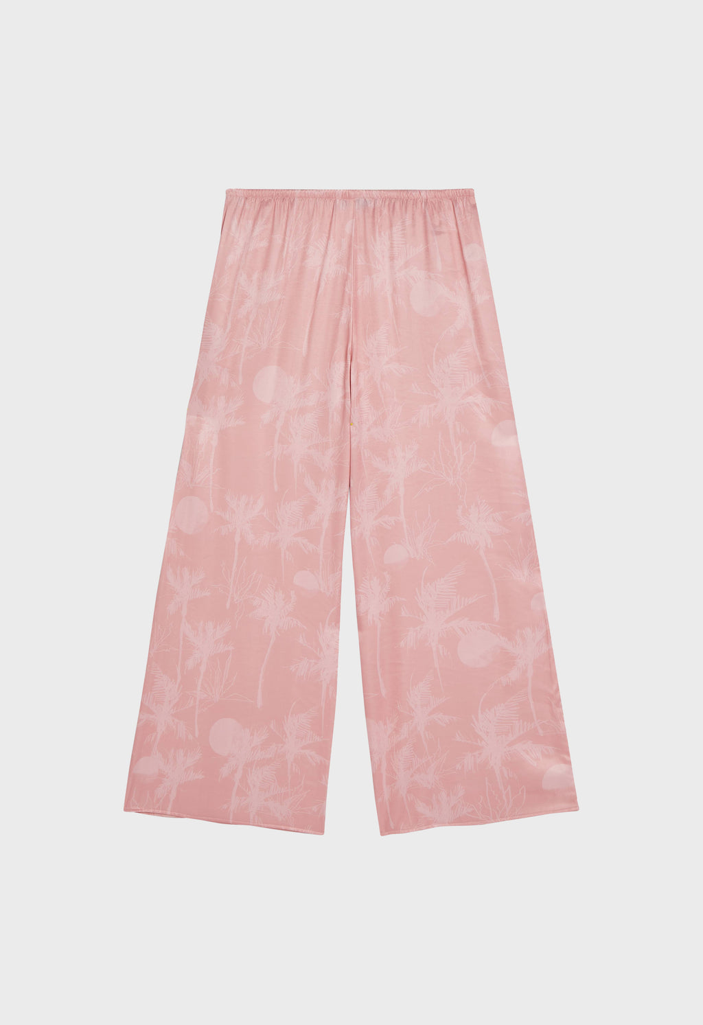 Printed Pants | Palm Print Rose Dust