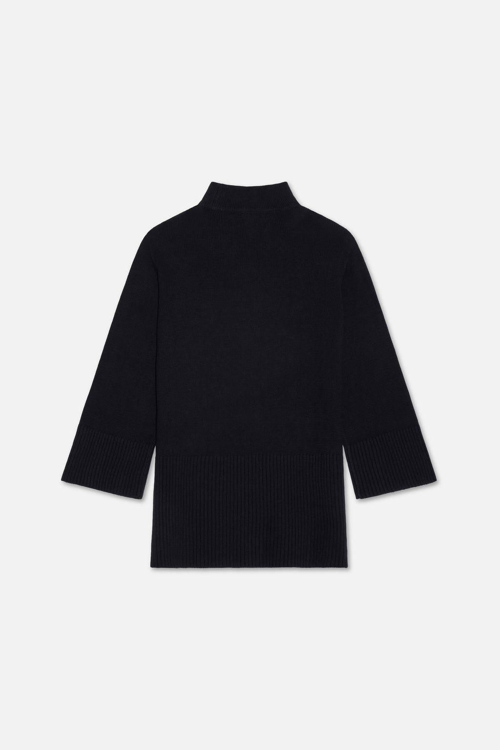 Ribbed Knit Sweater | Black