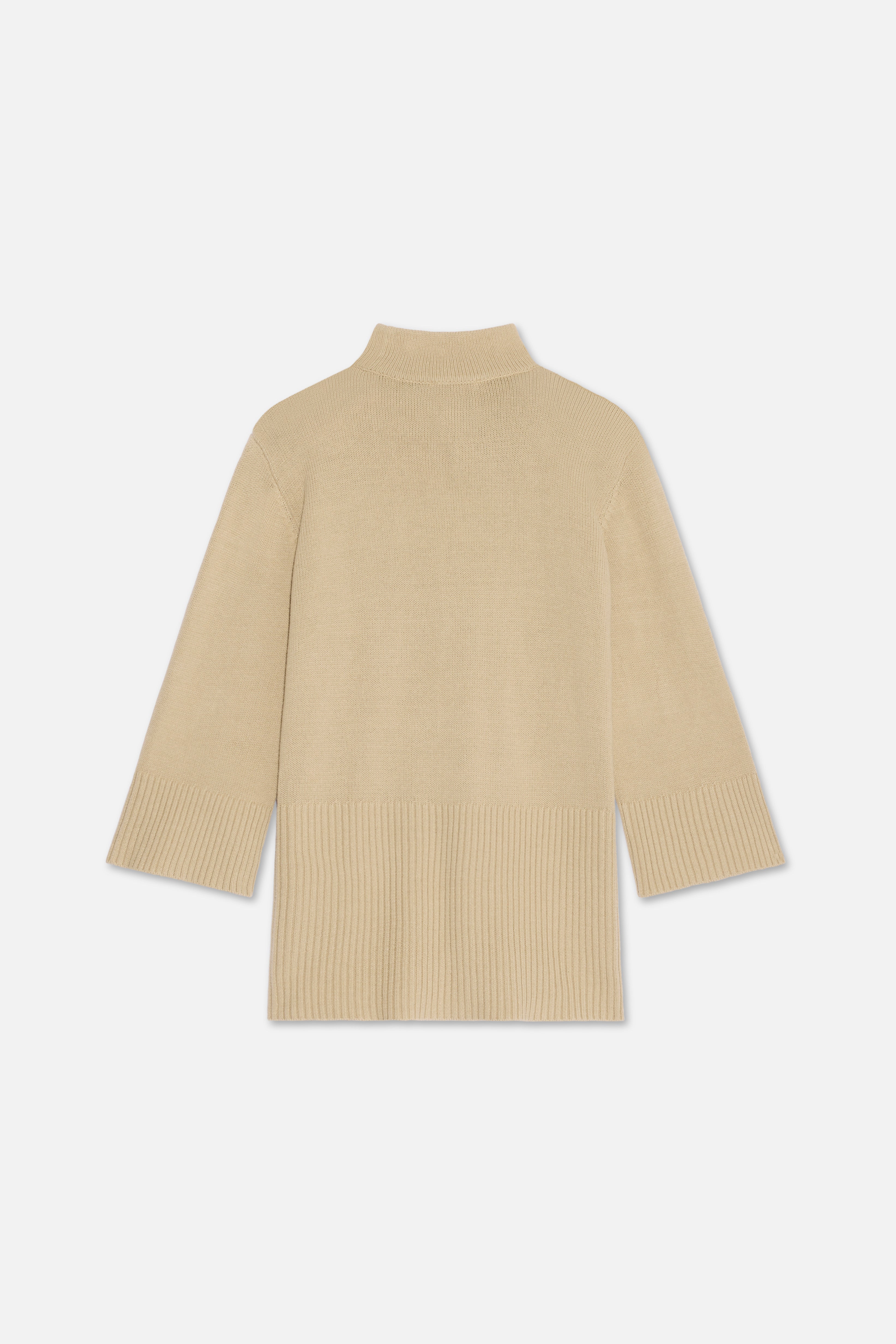 Ribbed Knit Sweater | Khaki