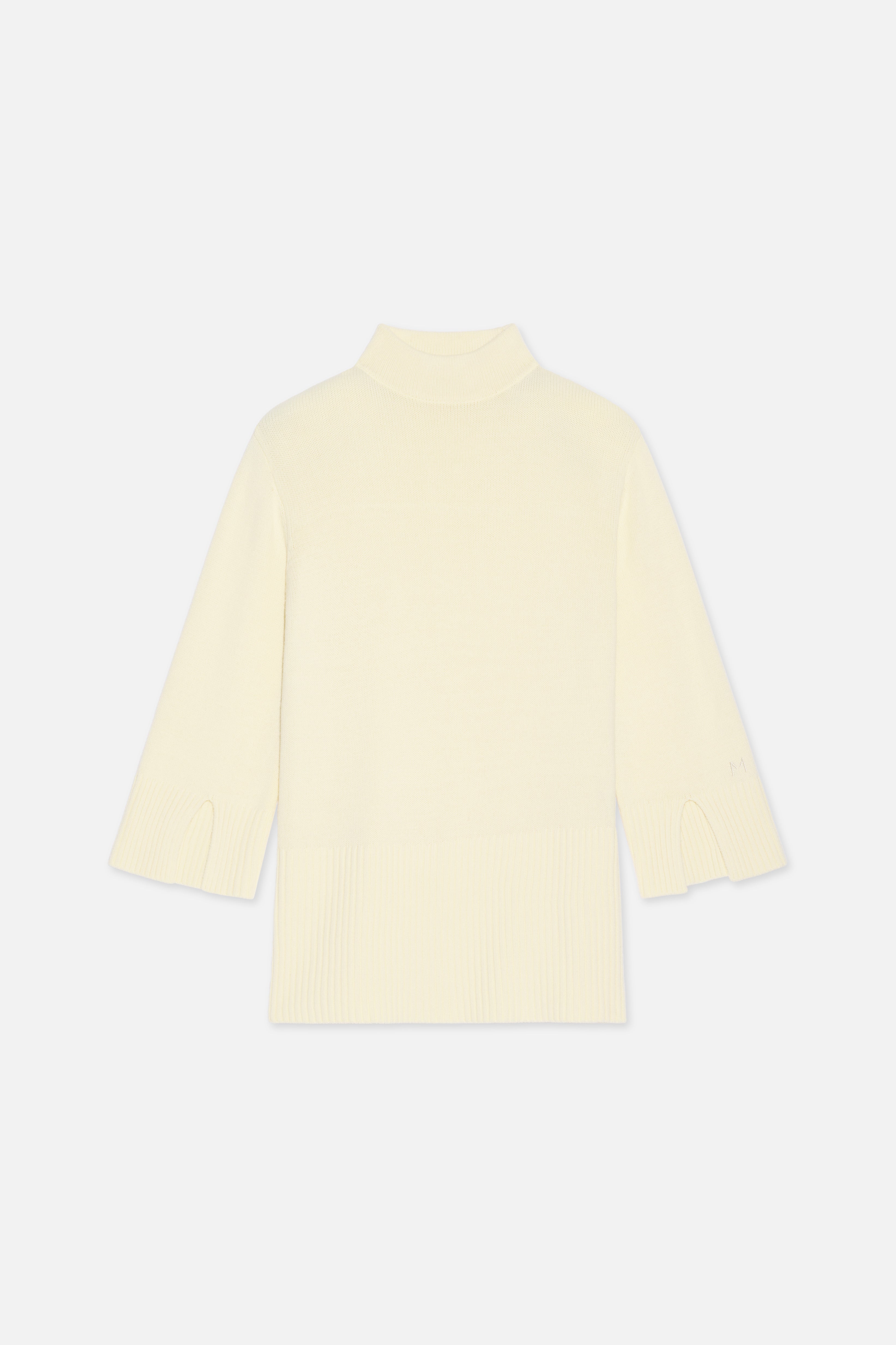 Ribbed Knit Sweater | Porcelain