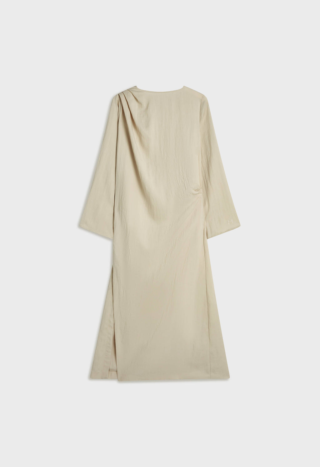 Asymmetric Pleated Tunic | Sand