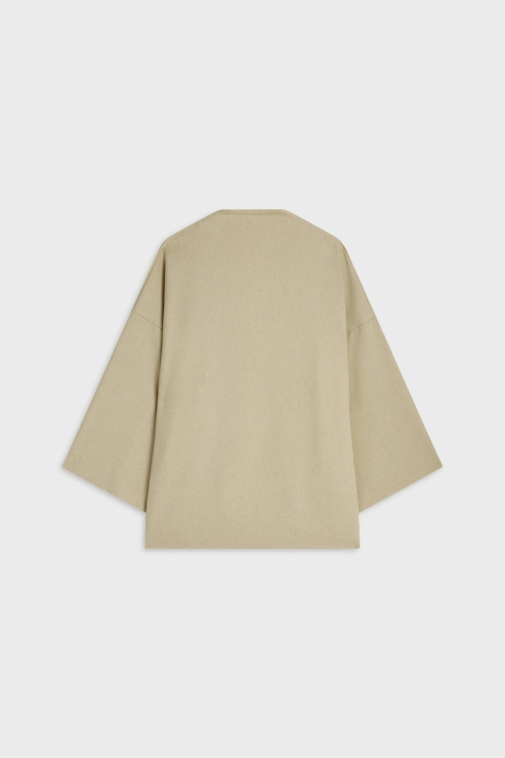 Front Tie Top | Warm Khaki