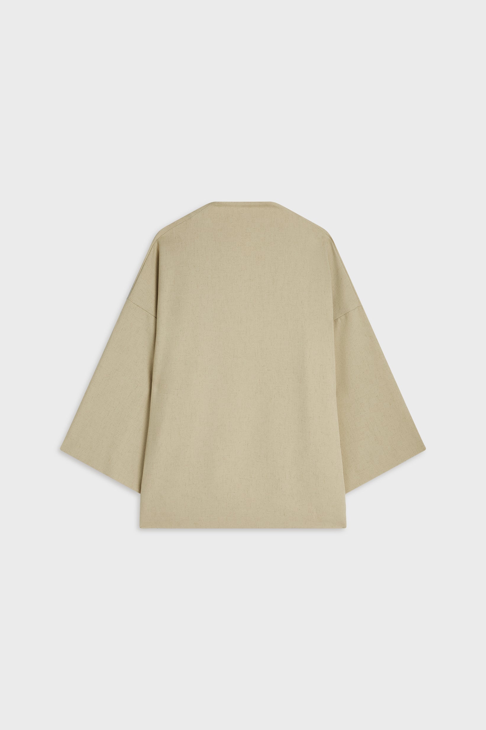 Front Tie Top | Warm Khaki