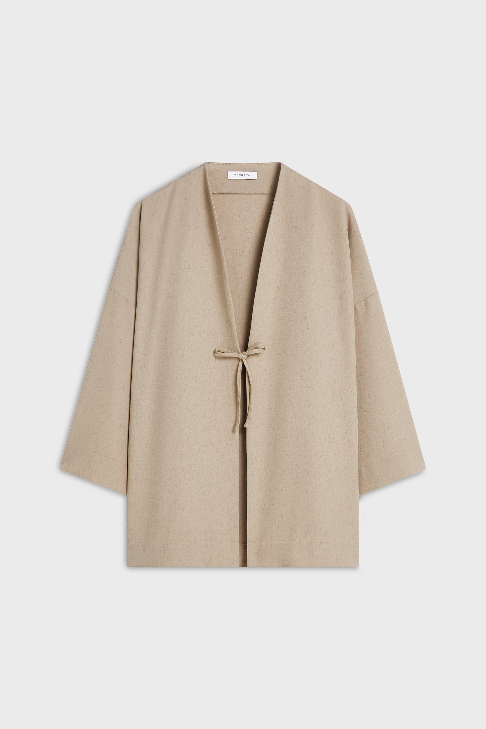 Front Tie Top | White Pepper