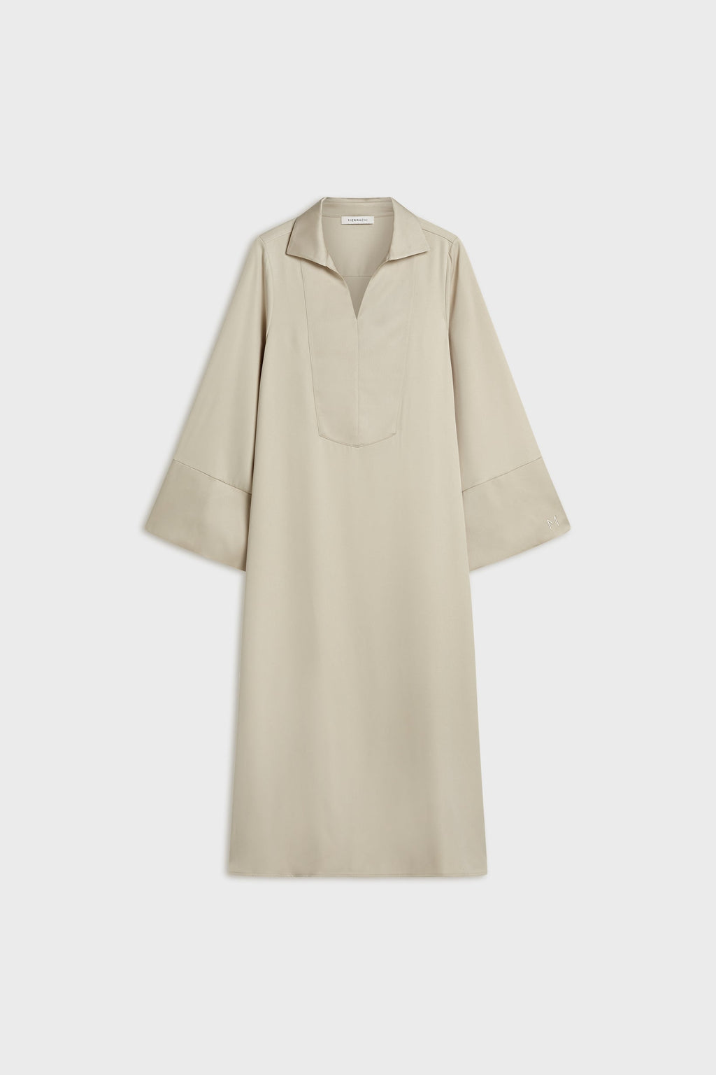 Kaftan Dress Regular | Moss Gray