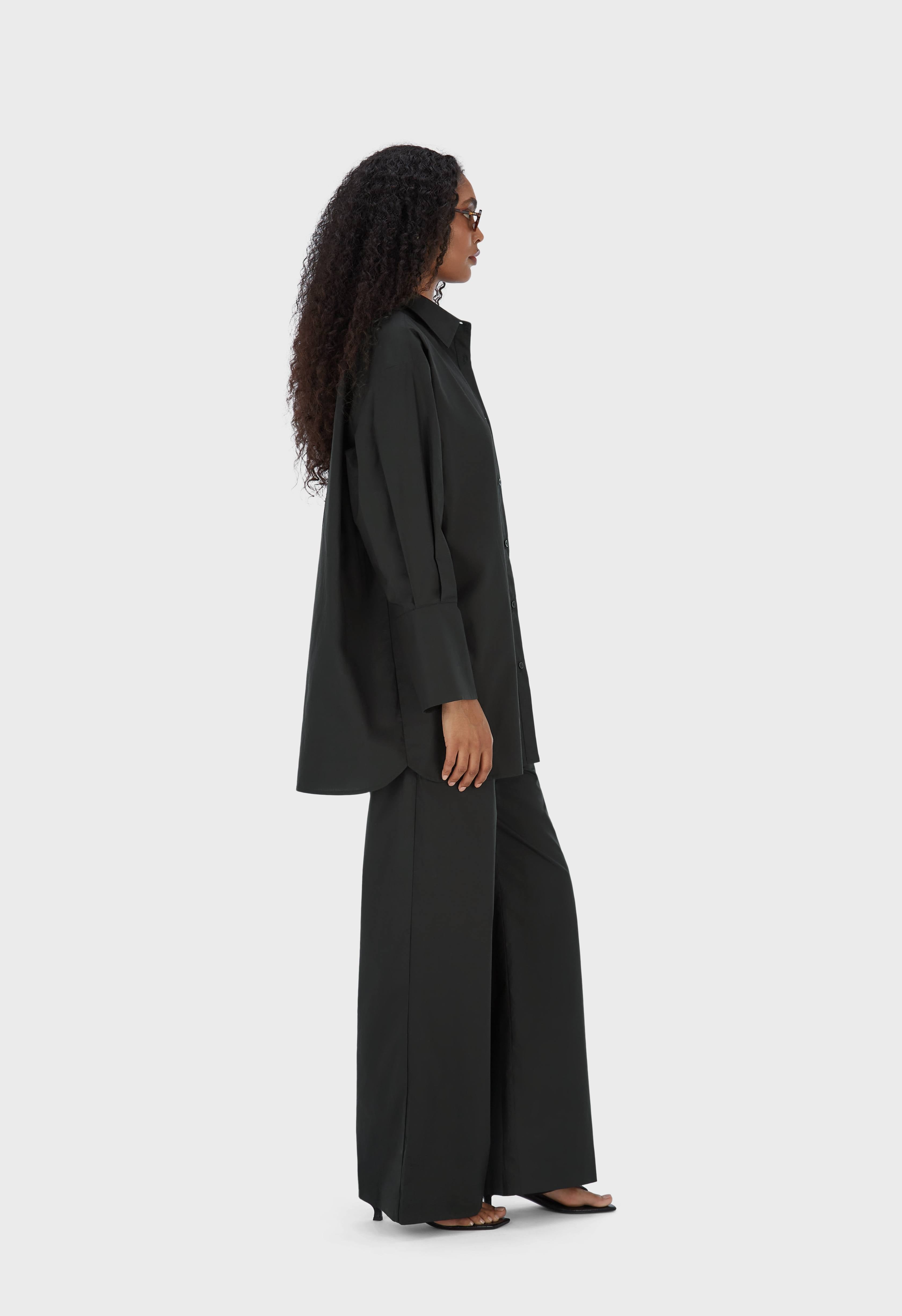 Poplin Pants | Black