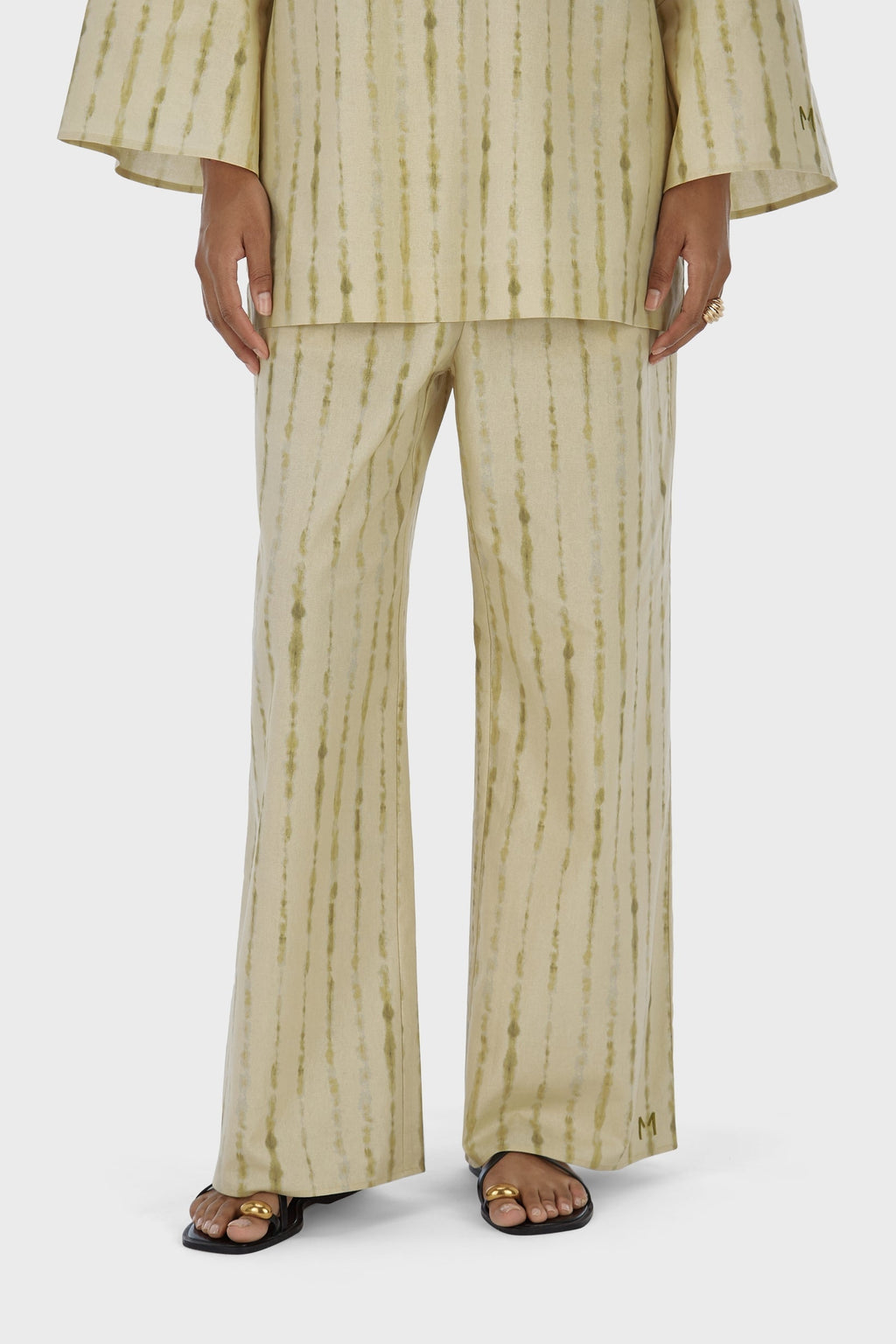 Shibori Pants | Soft Khaki