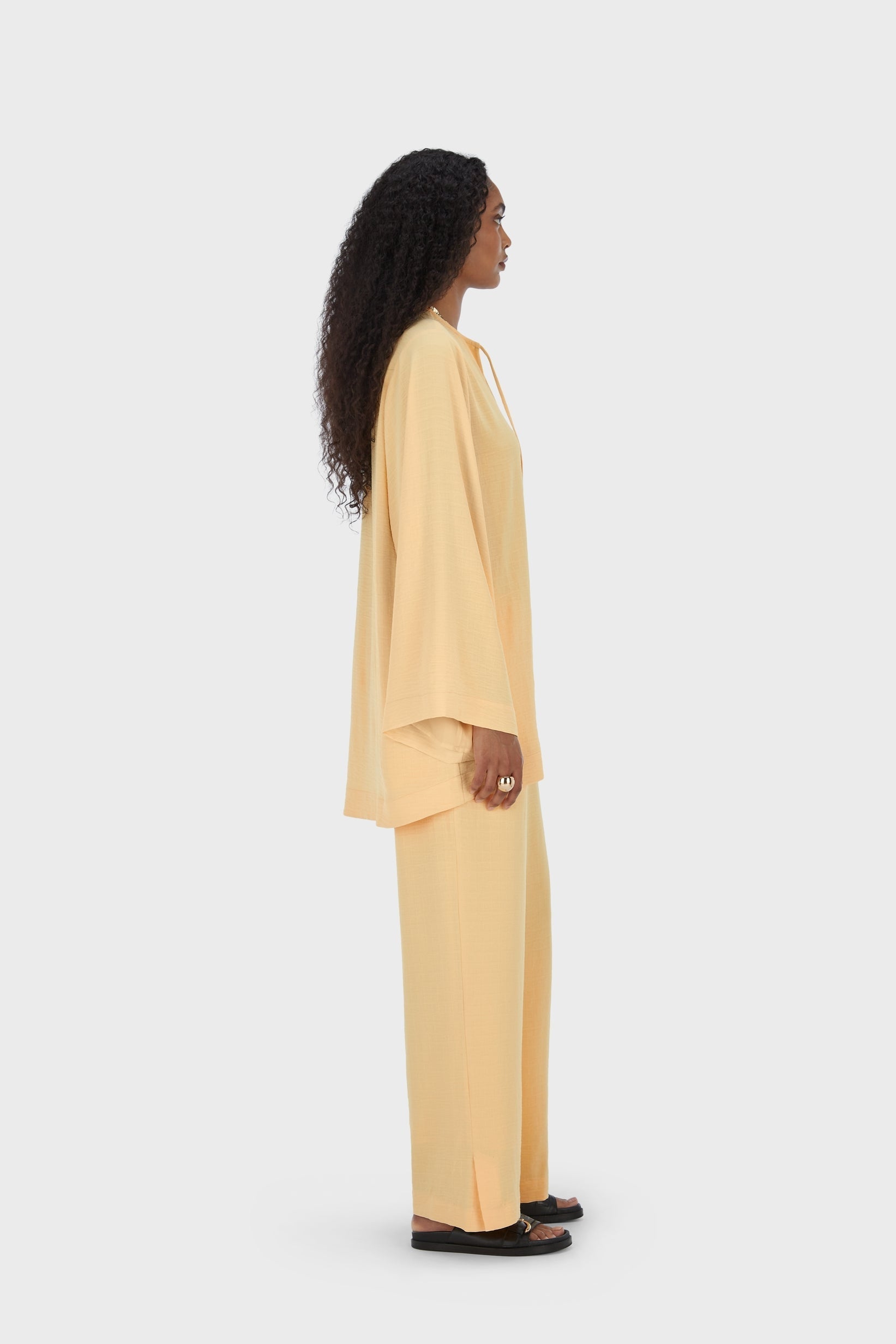 Summer Stripe Top | Sunset Yellow