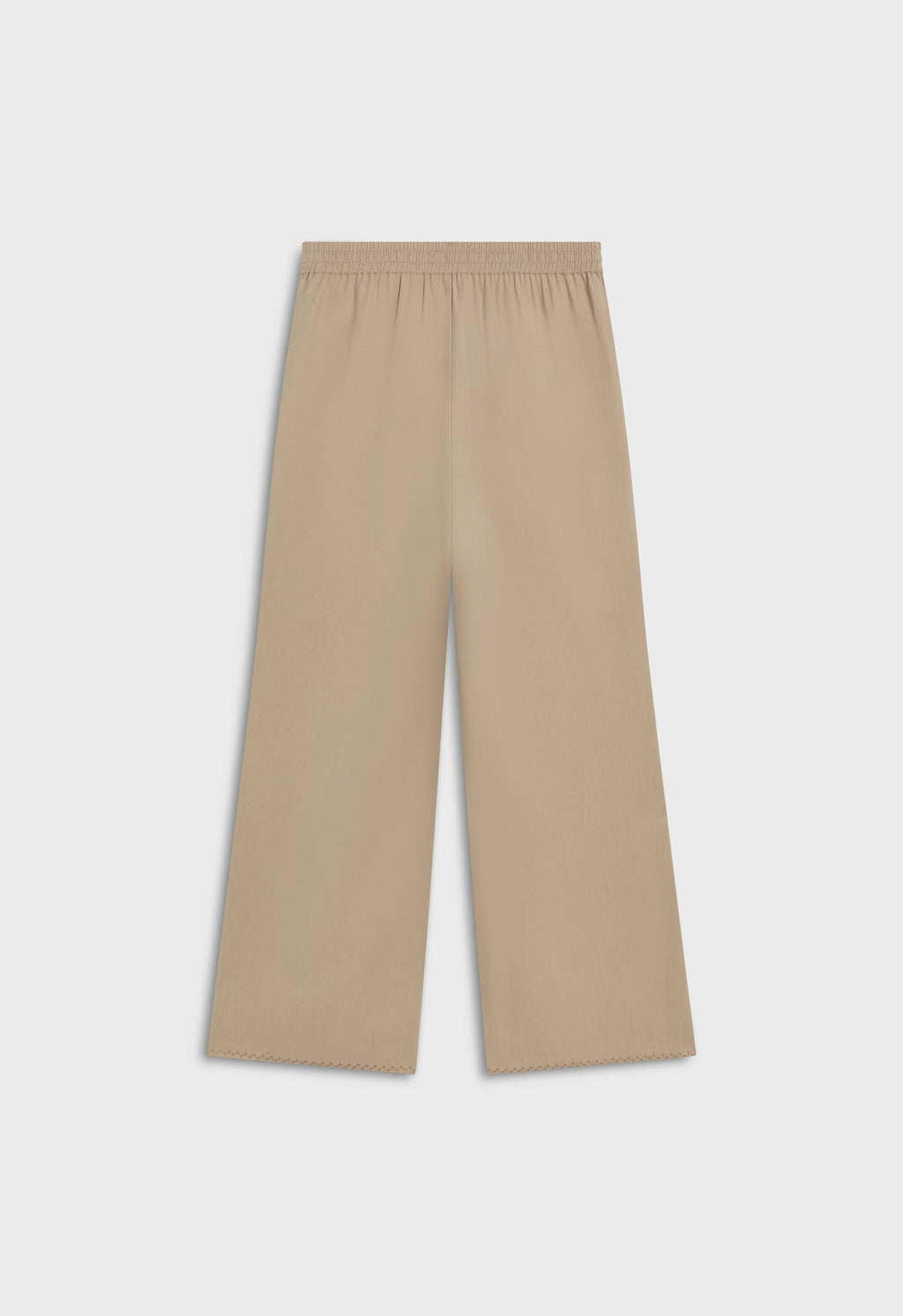 Soft Woven Tailored Pants | Mocha