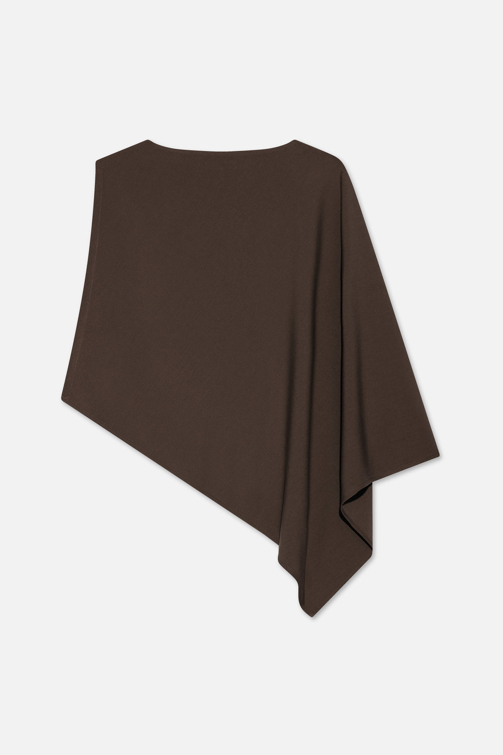 Tailored Cape | Dark Brown
