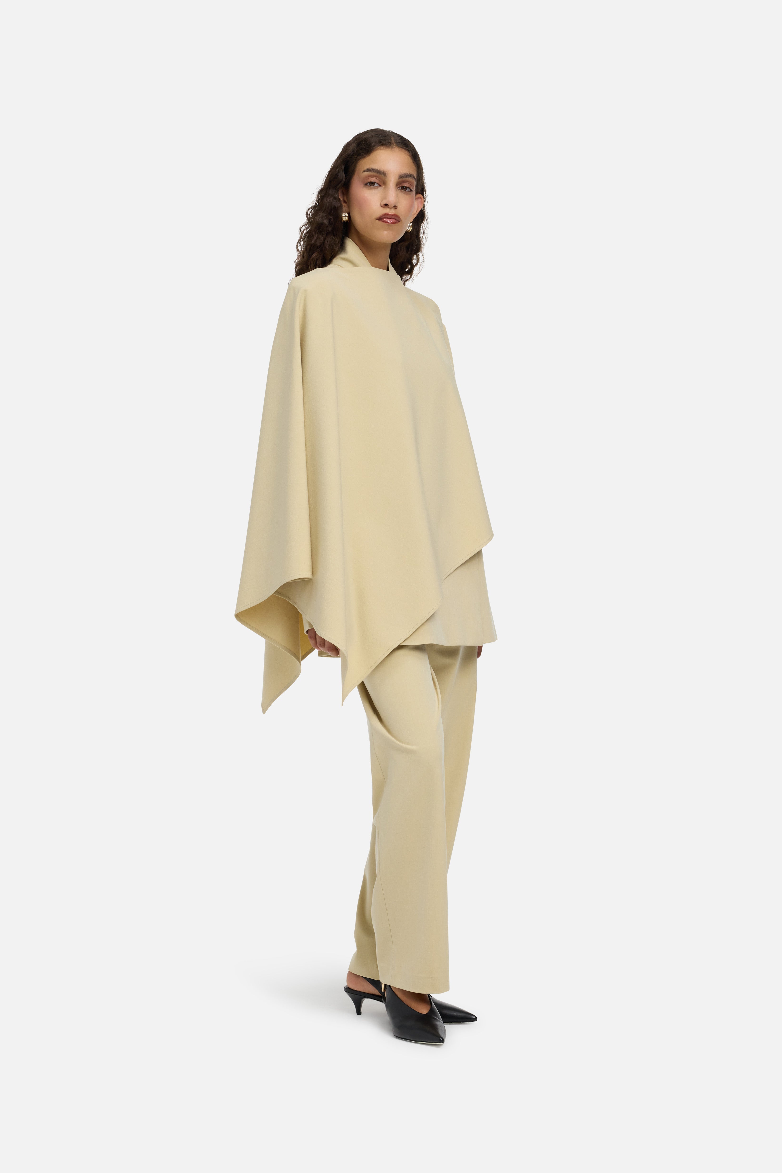 Tailored Cape | Desert Clay