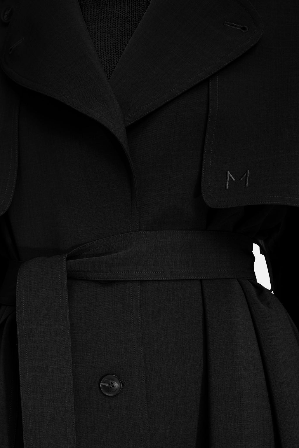 Trench Abaya | Black