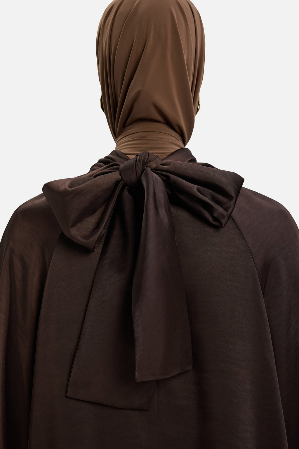 Volume Sleeve Blouse | Dark Brown