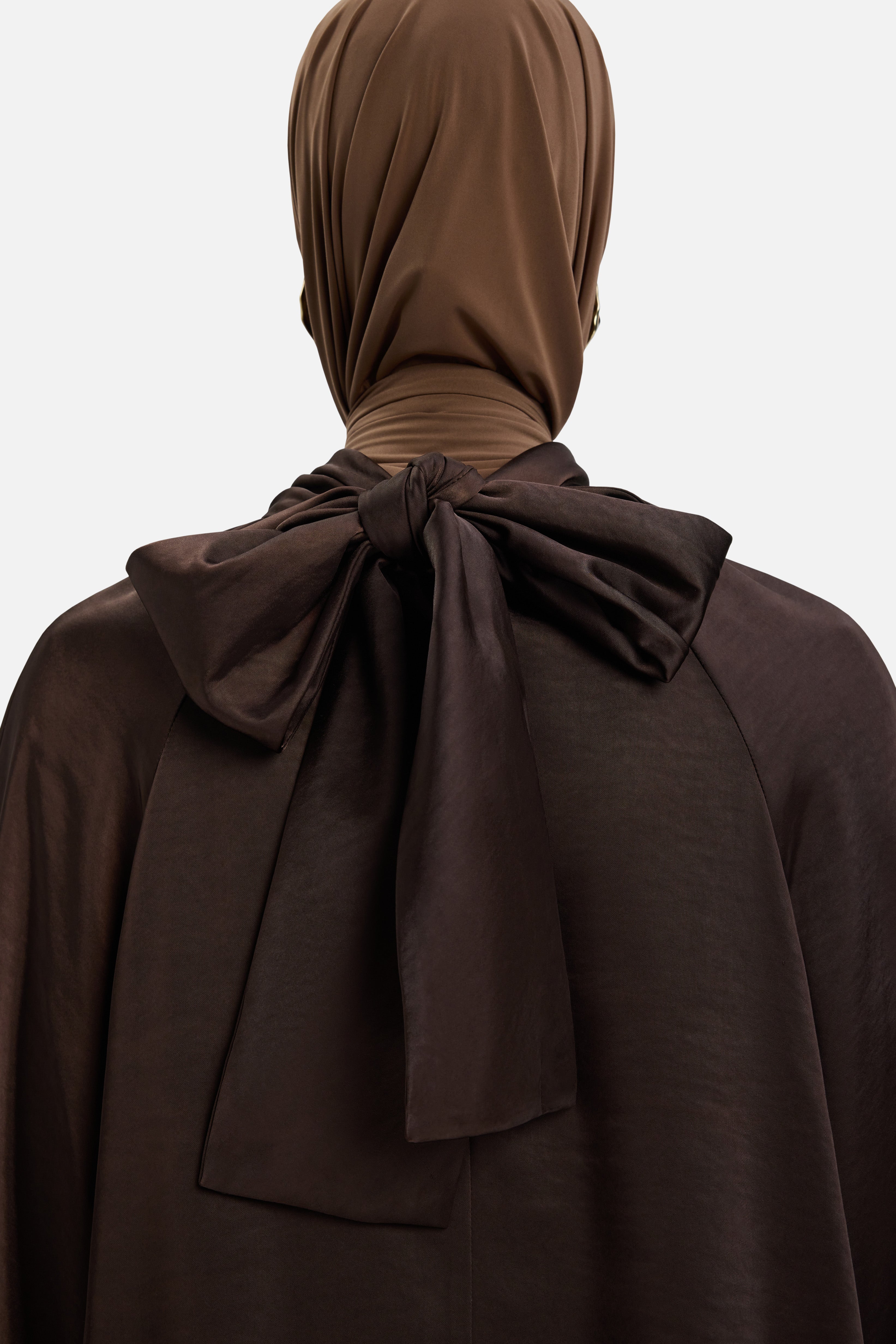 Volume Sleeve Blouse | Dark Brown