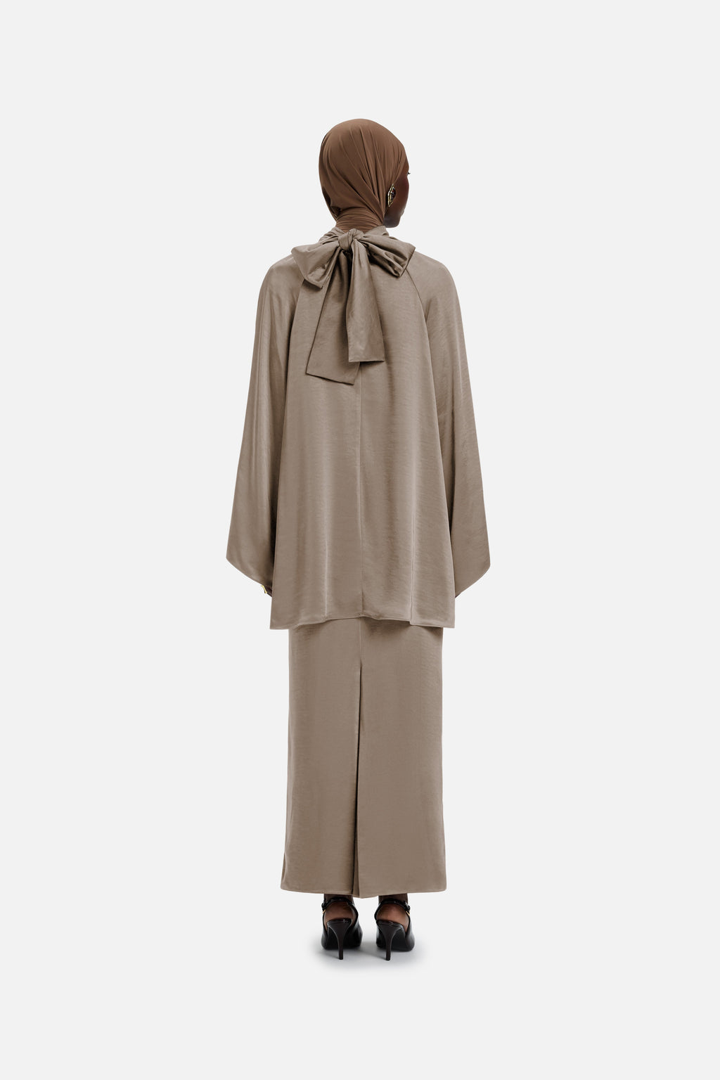 Volume Sleeve Blouse | Milky Cacao