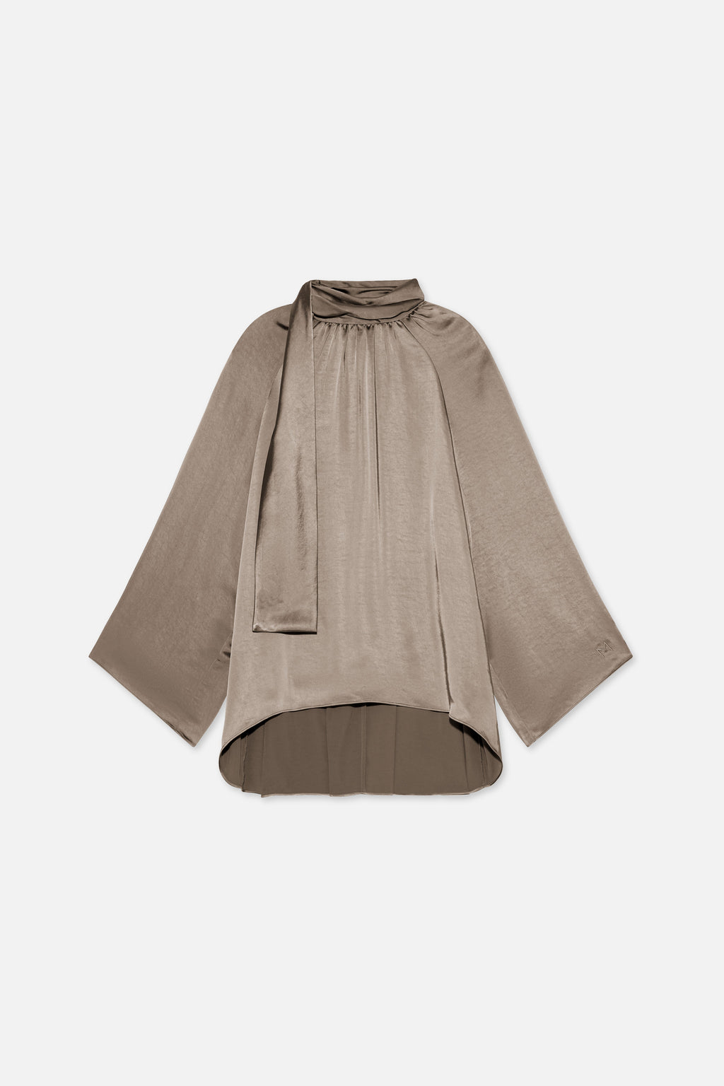 Volume Sleeve Blouse | Milky Cacao